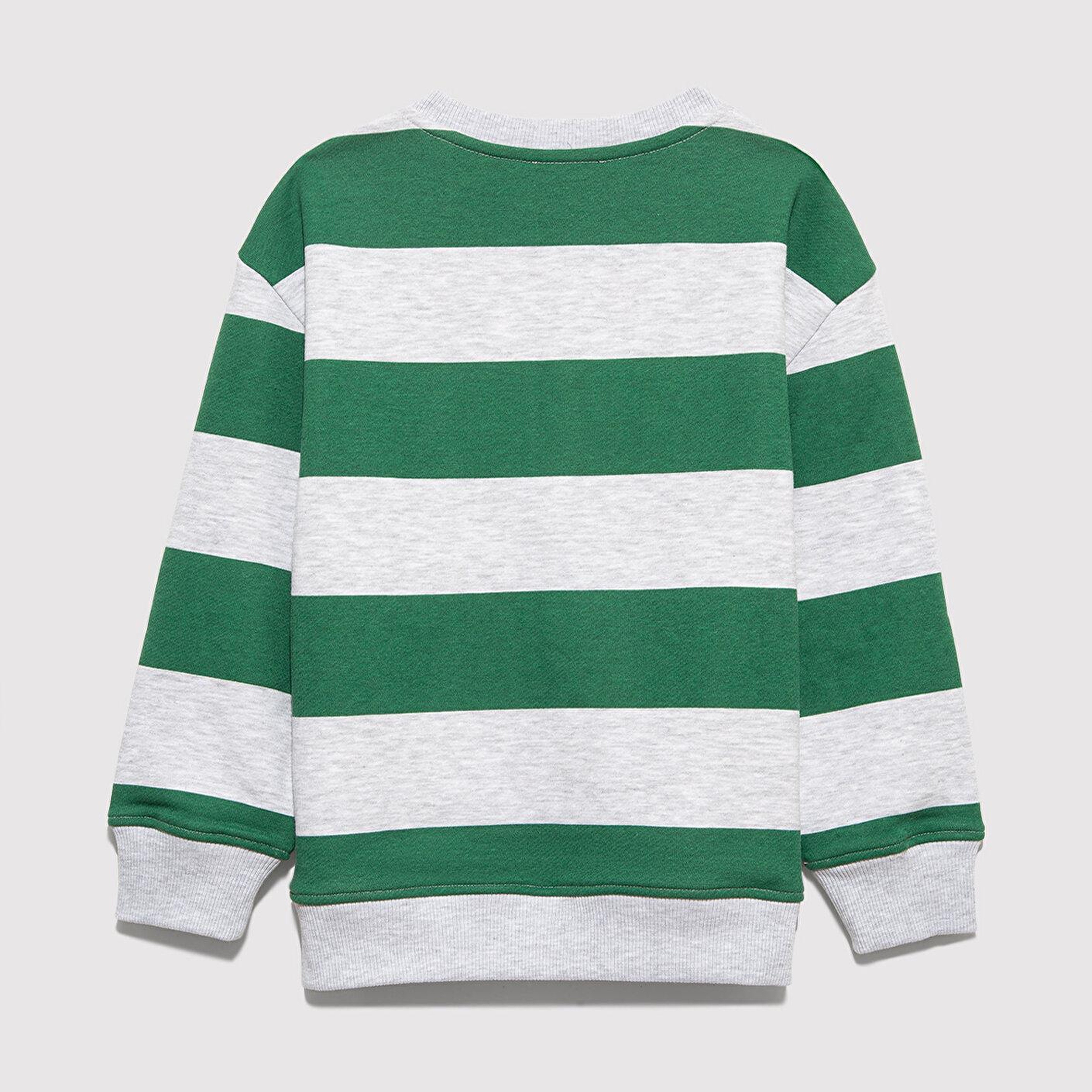 Mavi Tenis Society Baskılı Yeşil Sweatshirt 6S10170-71697