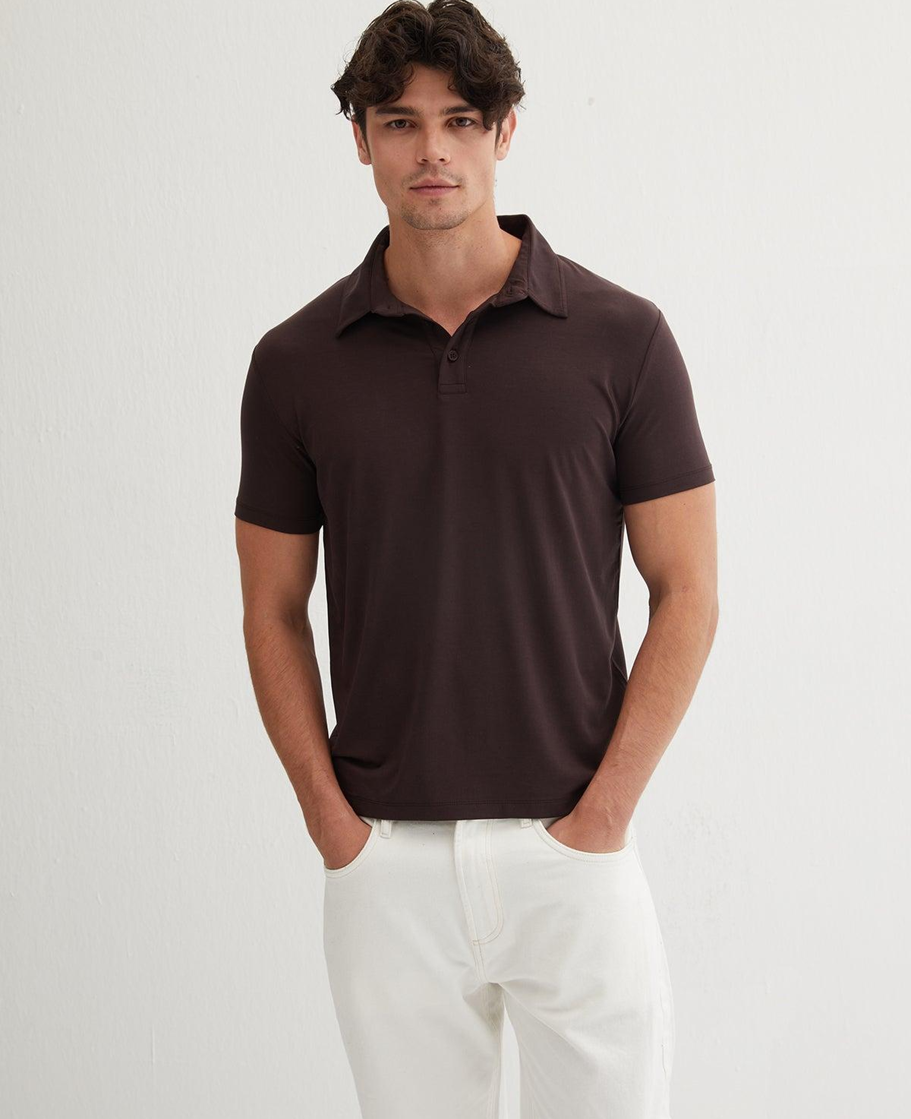Acı Kahve Ultralight Polo Yaka Tişört