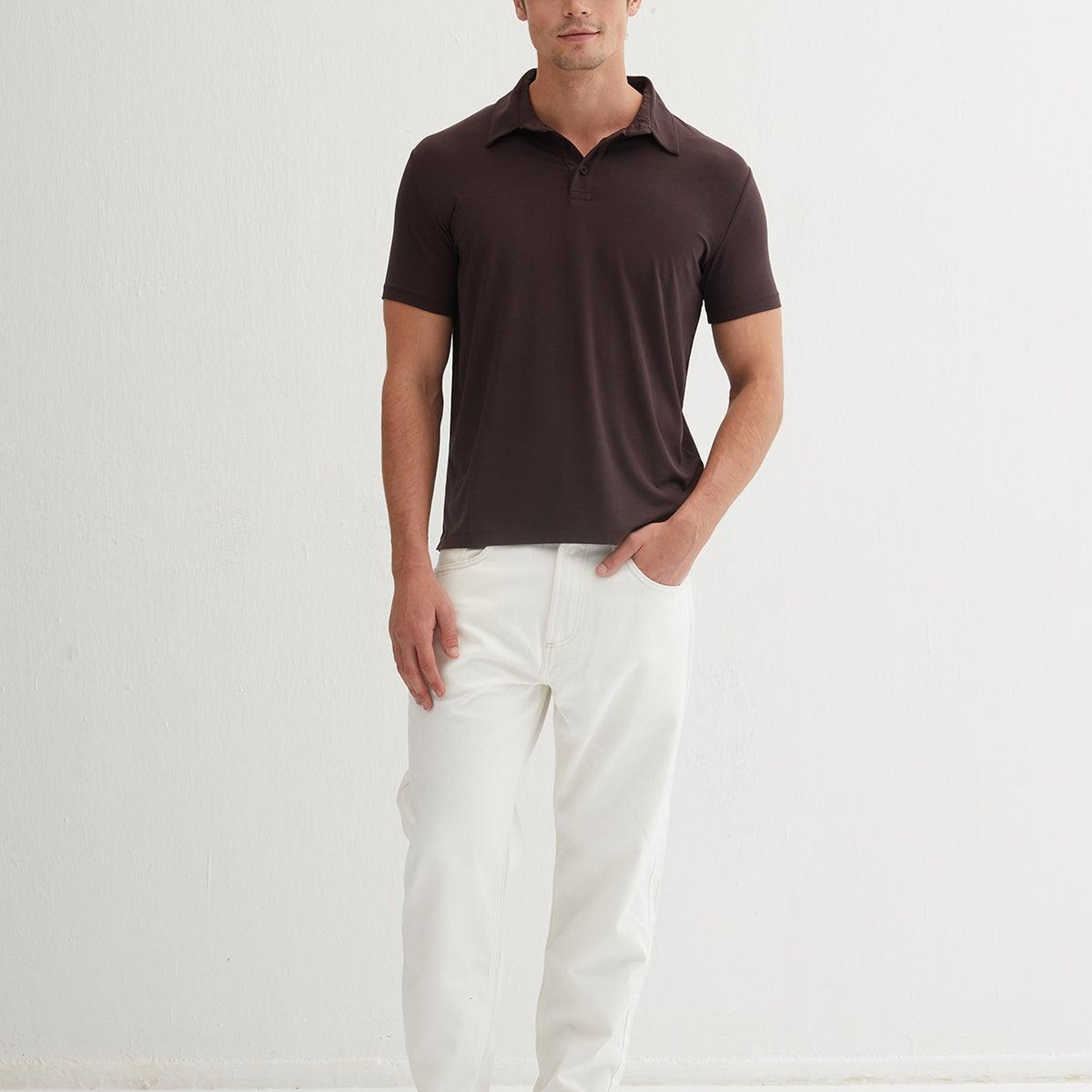 Acı Kahve Ultralight Polo Yaka Tişört