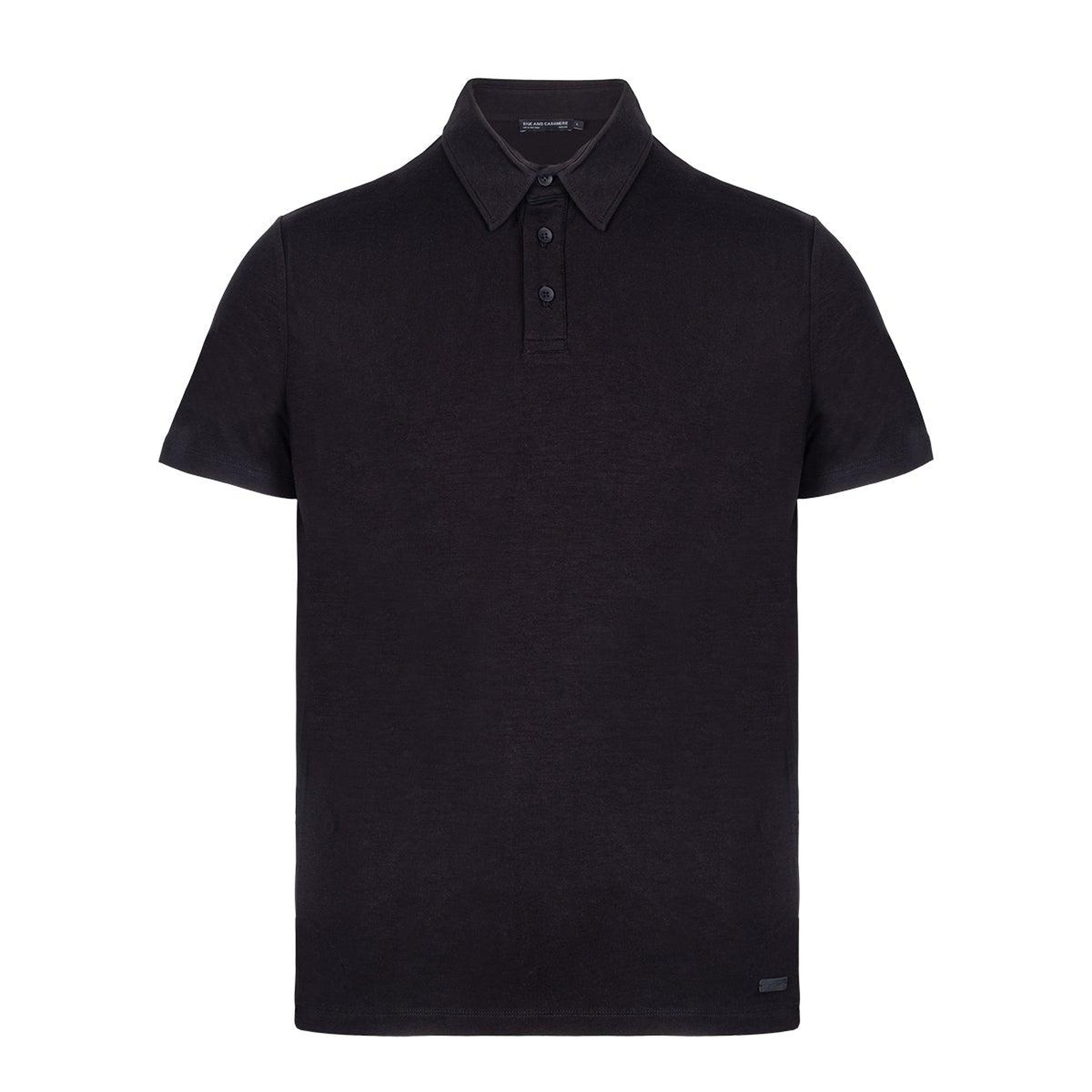 Siyah Ultralight Polo Yaka Kısa Kollu Erkek Tişört