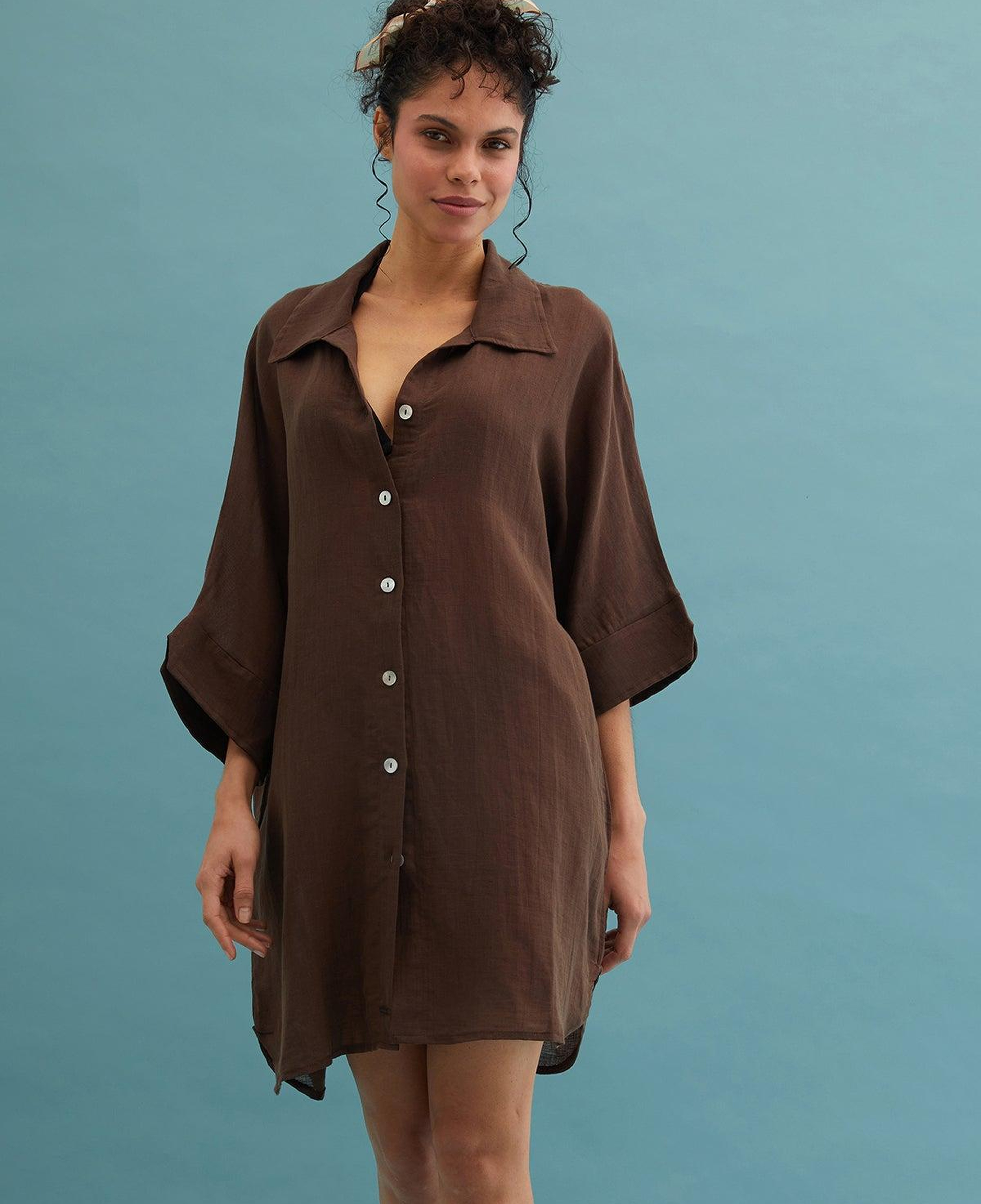 Acı Kahve Cassandra Tunik Elbise