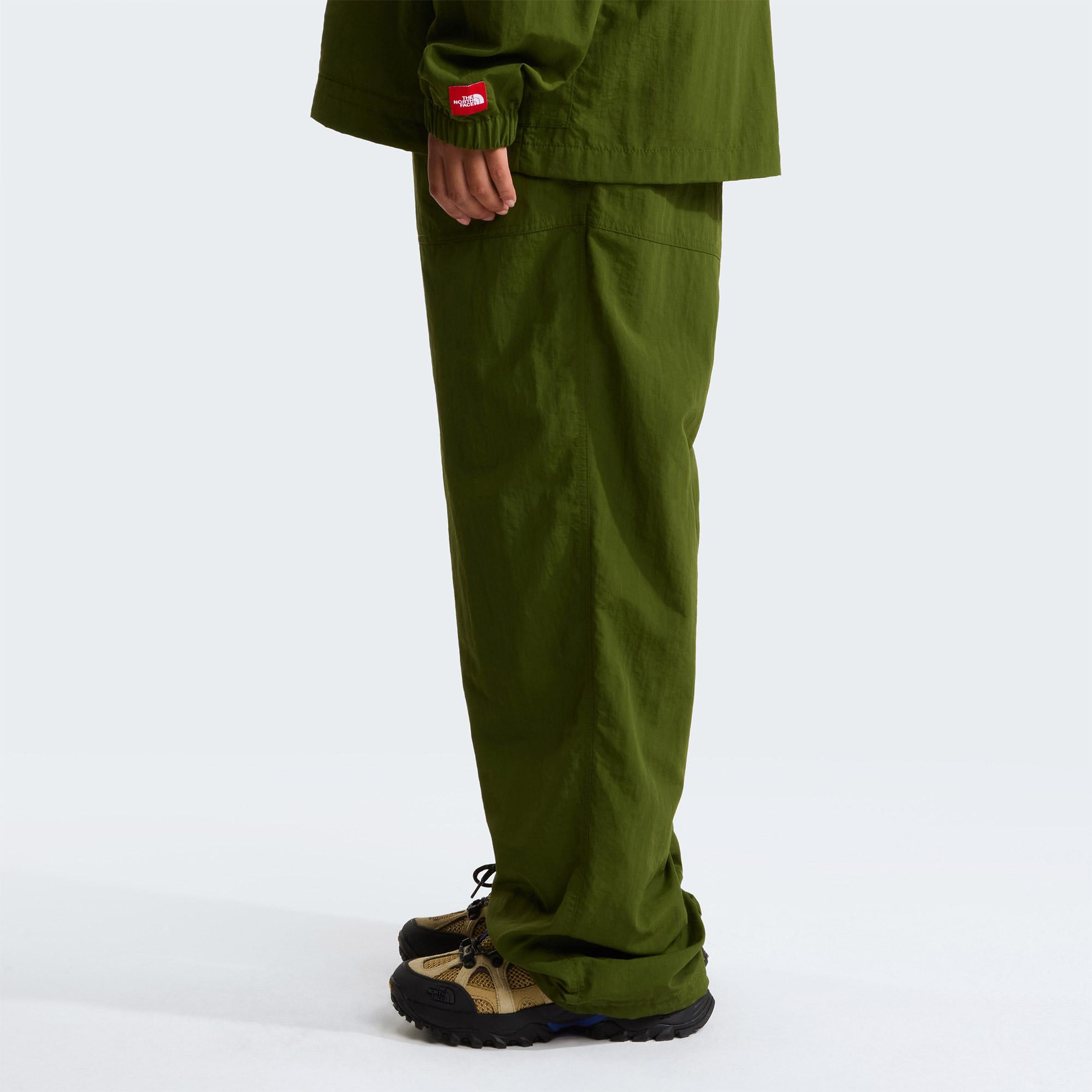 The North Face Red Box Nylon Belted Erkek Yeşil Pantolon