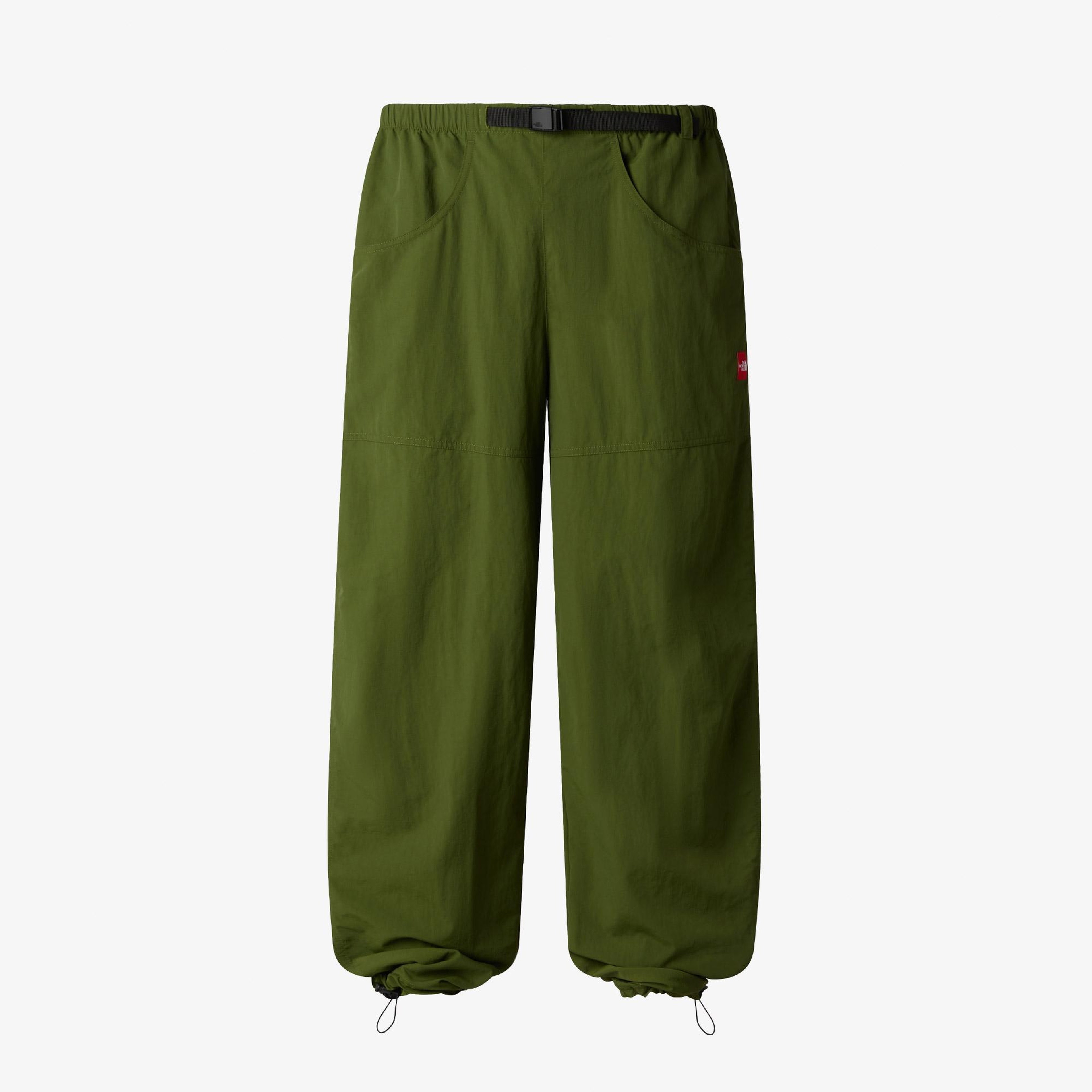 The North Face Red Box Nylon Belted Erkek Yeşil Pantolon