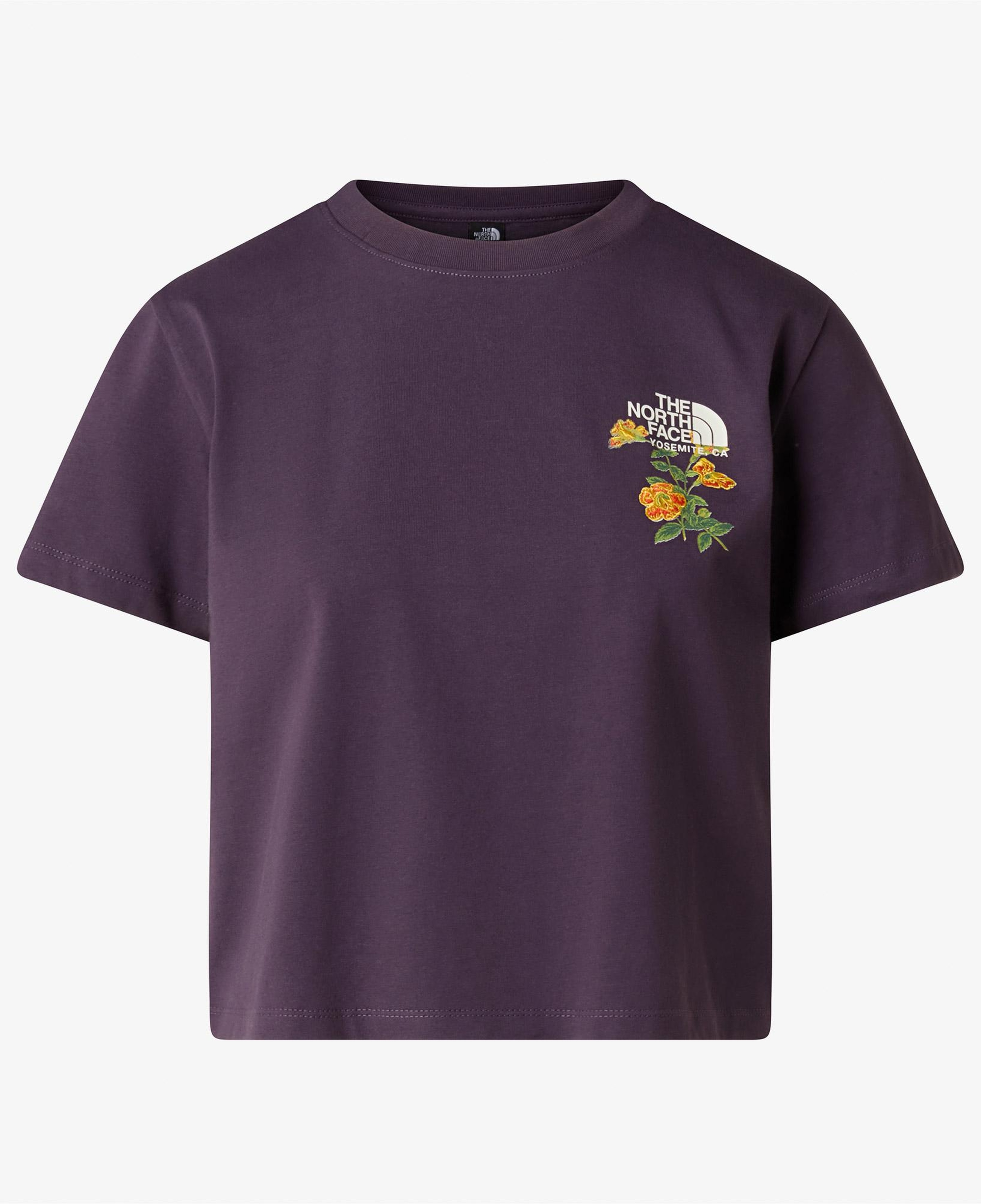 The North Face Flora Embro Regular Kadın Mor T-Shirt