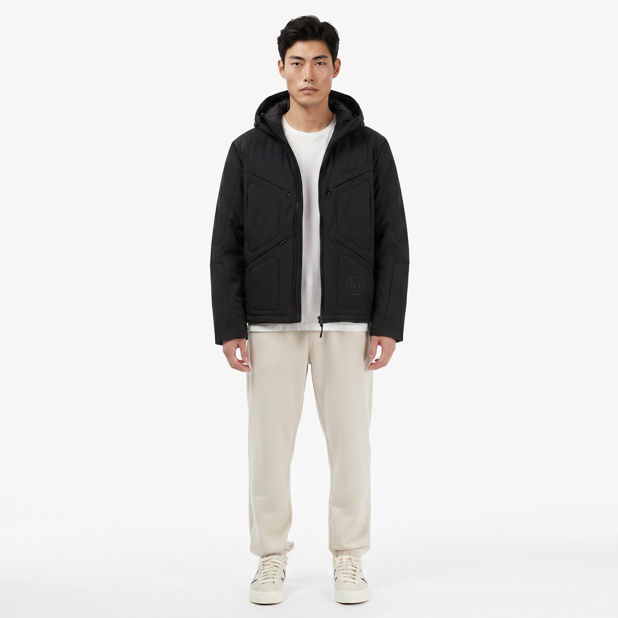 UNITED4 Regular Fit Erkek Siyah Mont