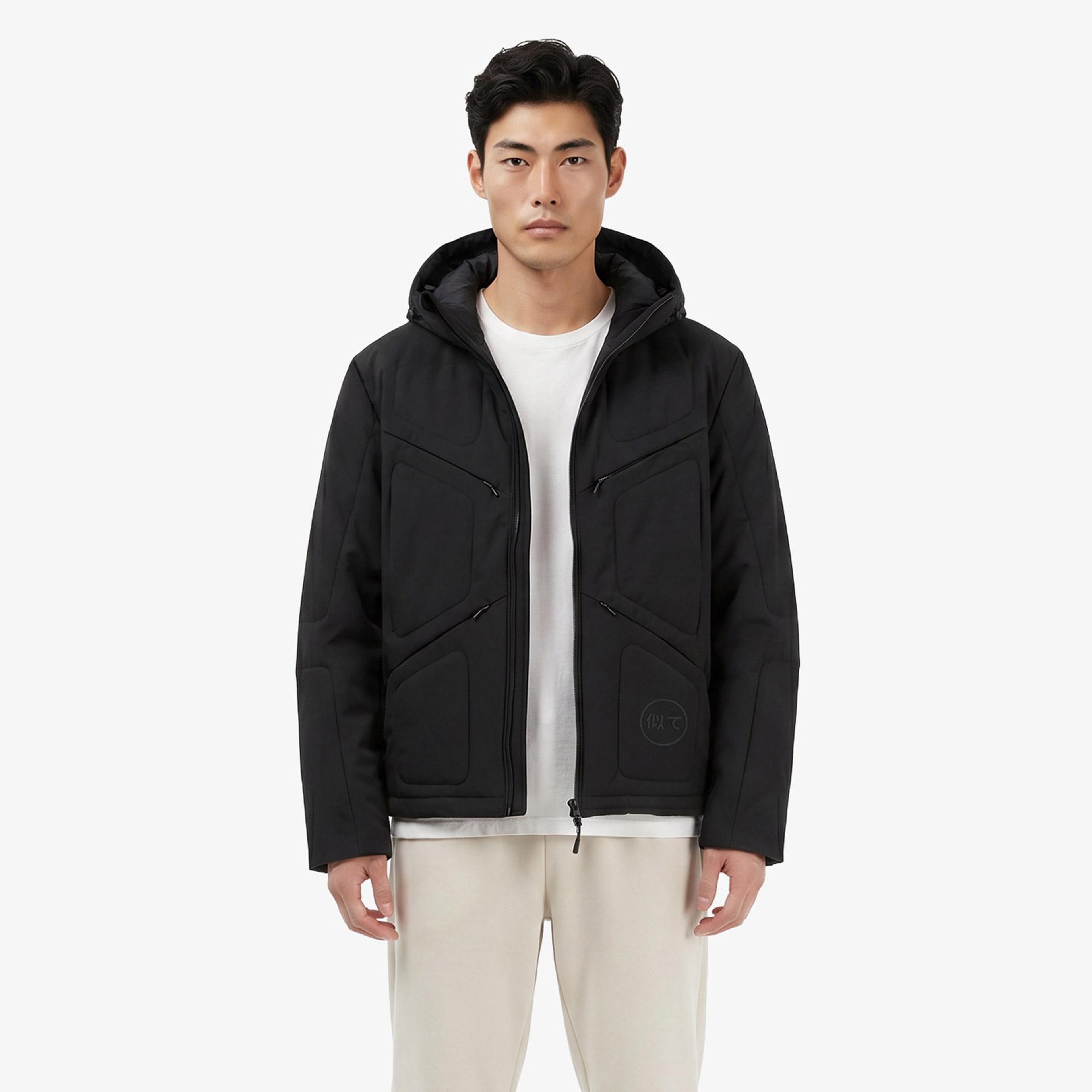 UNITED4 Regular Fit Erkek Siyah Mont