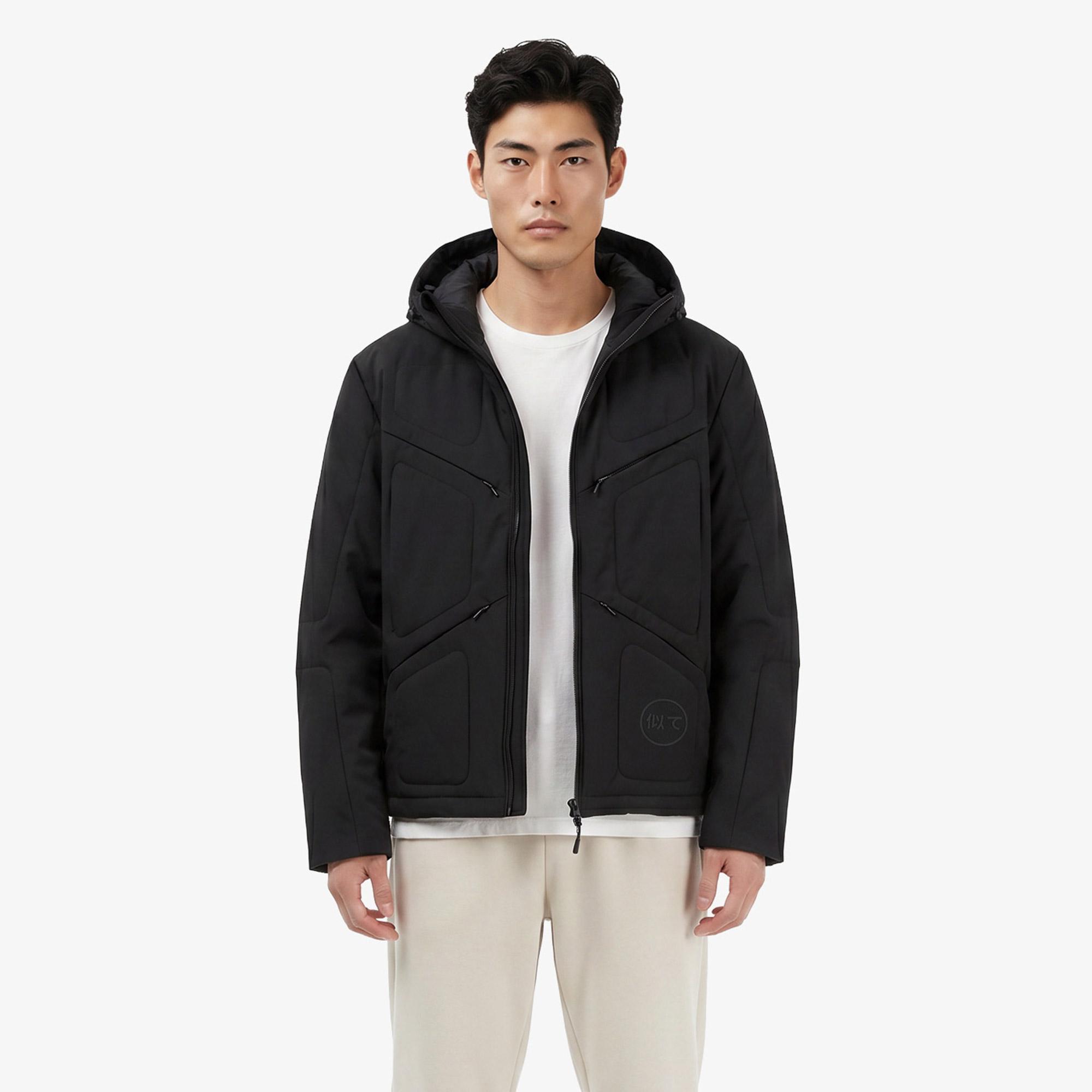 UNITED4 Regular Fit Erkek Siyah Mont