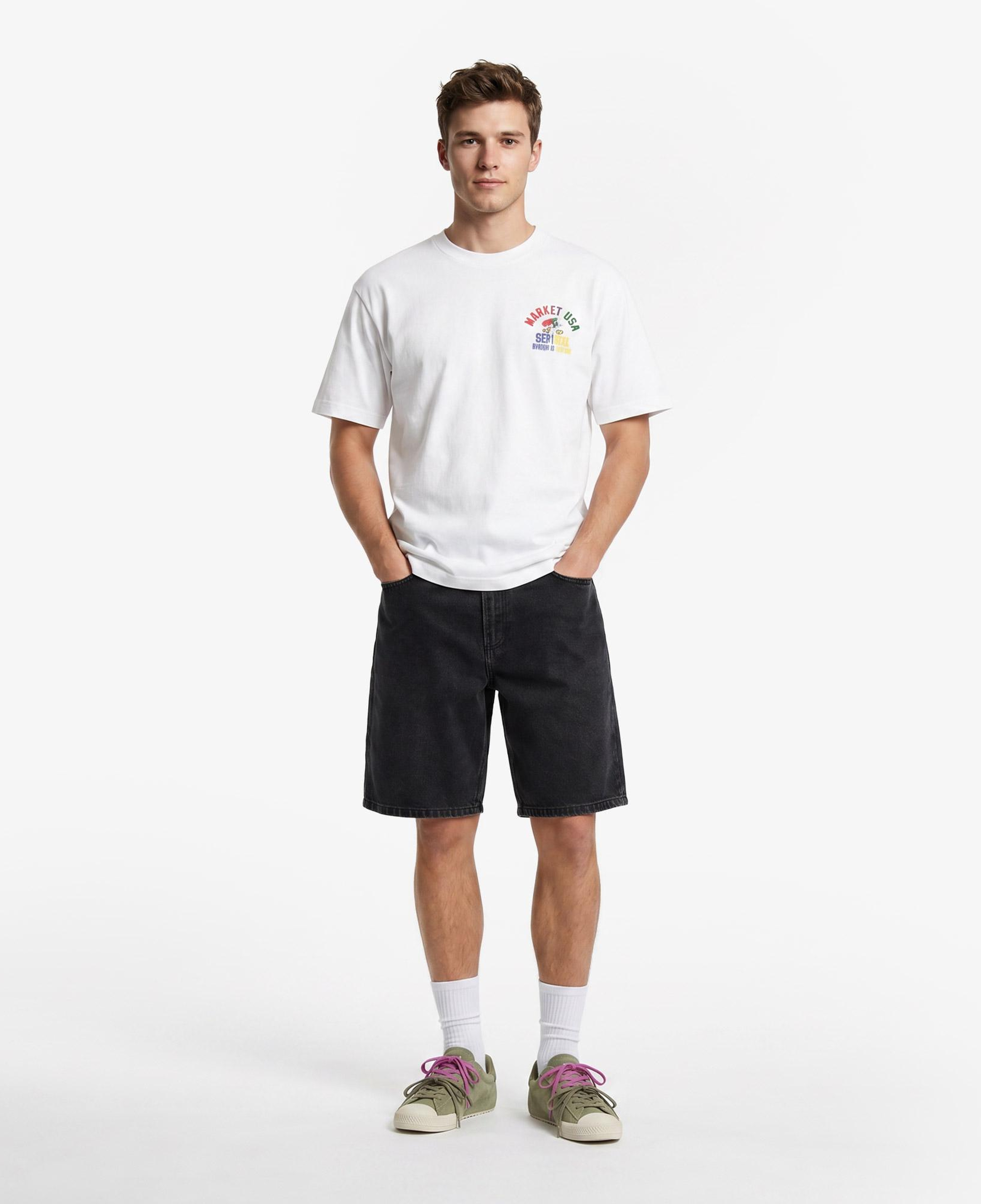 Market Smiley Foul Play Erkek Beyaz T-Shirt