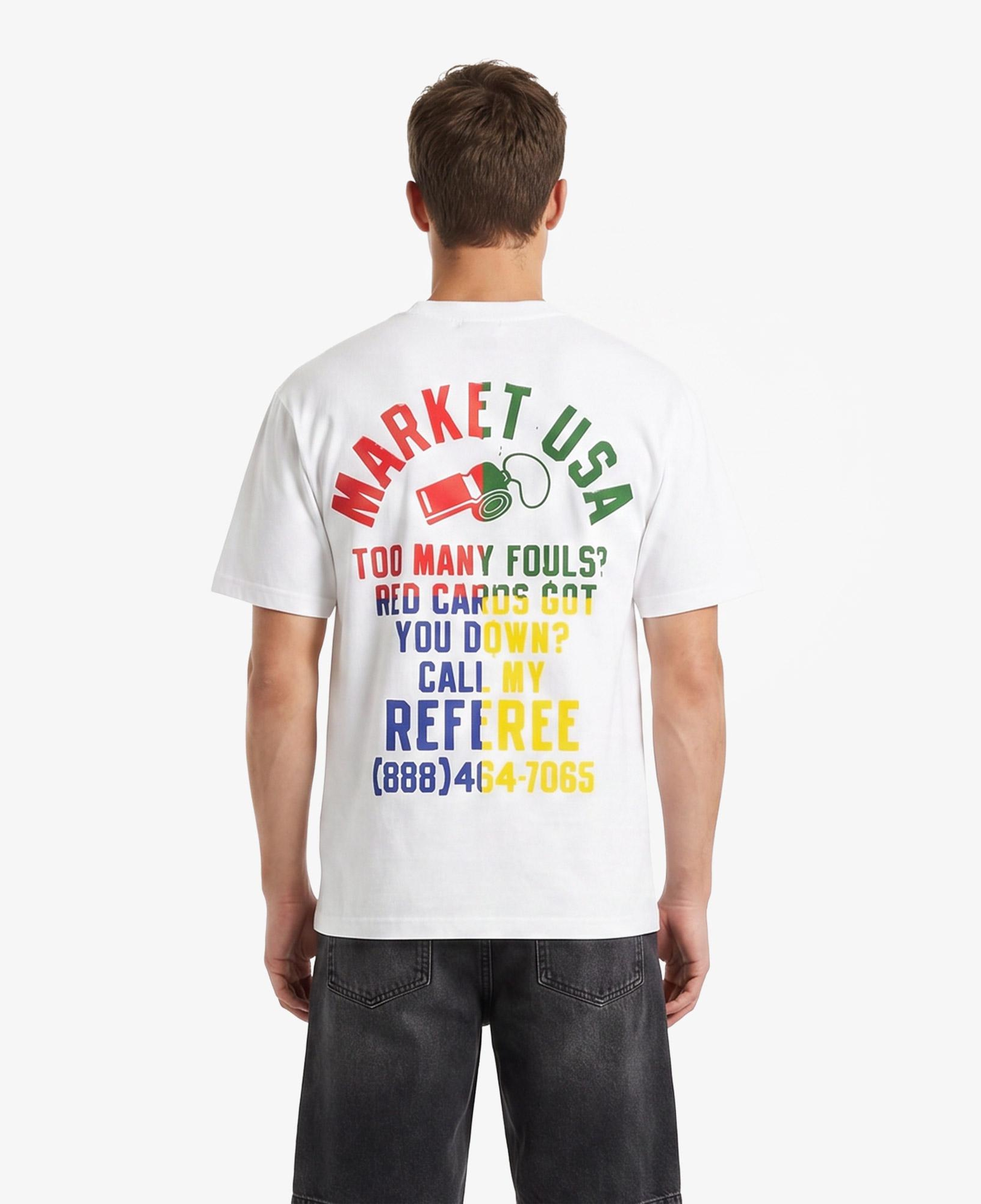 Market Smiley Foul Play Erkek Beyaz T-Shirt