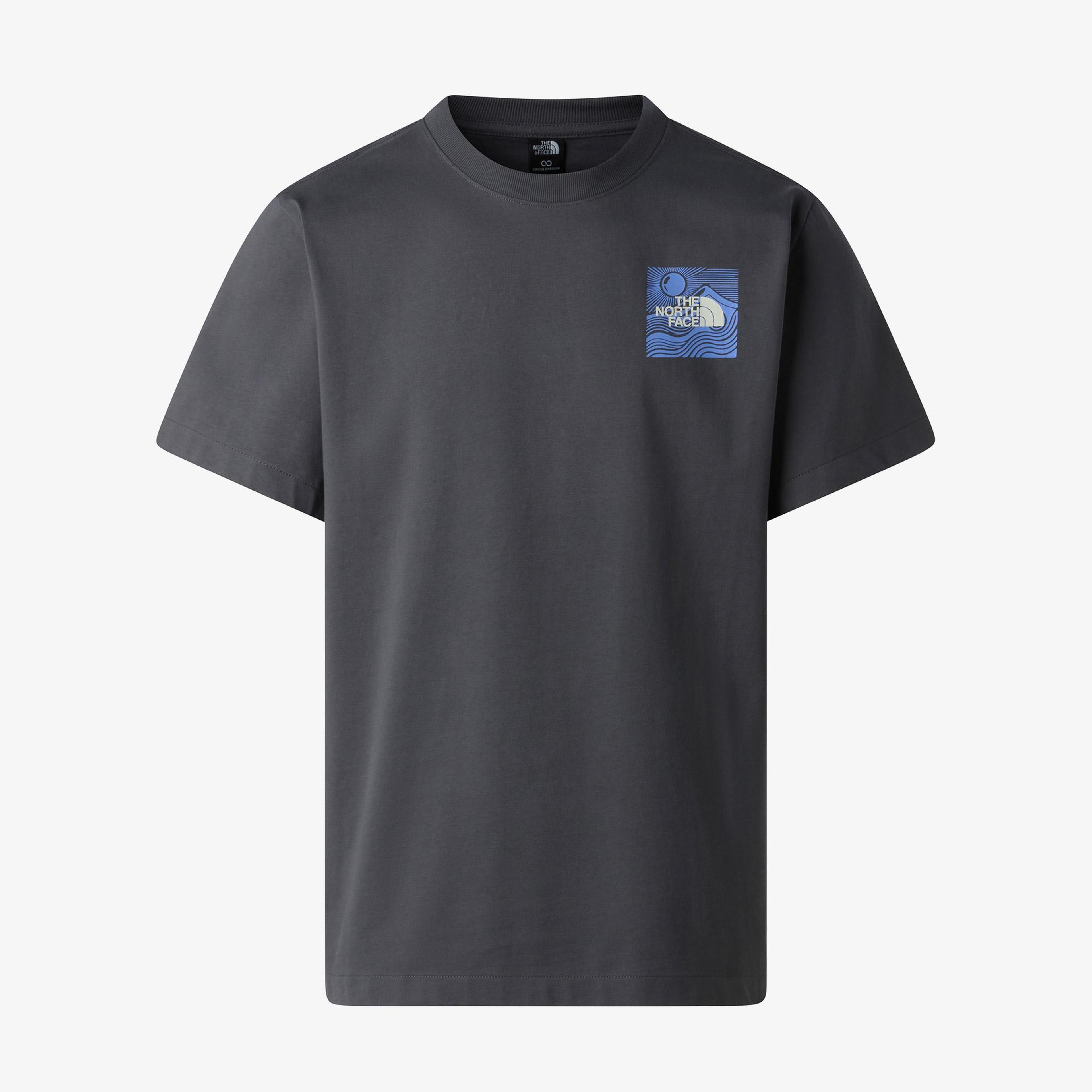 The North Face Mountain Escape Relaxed Erkek Gri T-Shirt