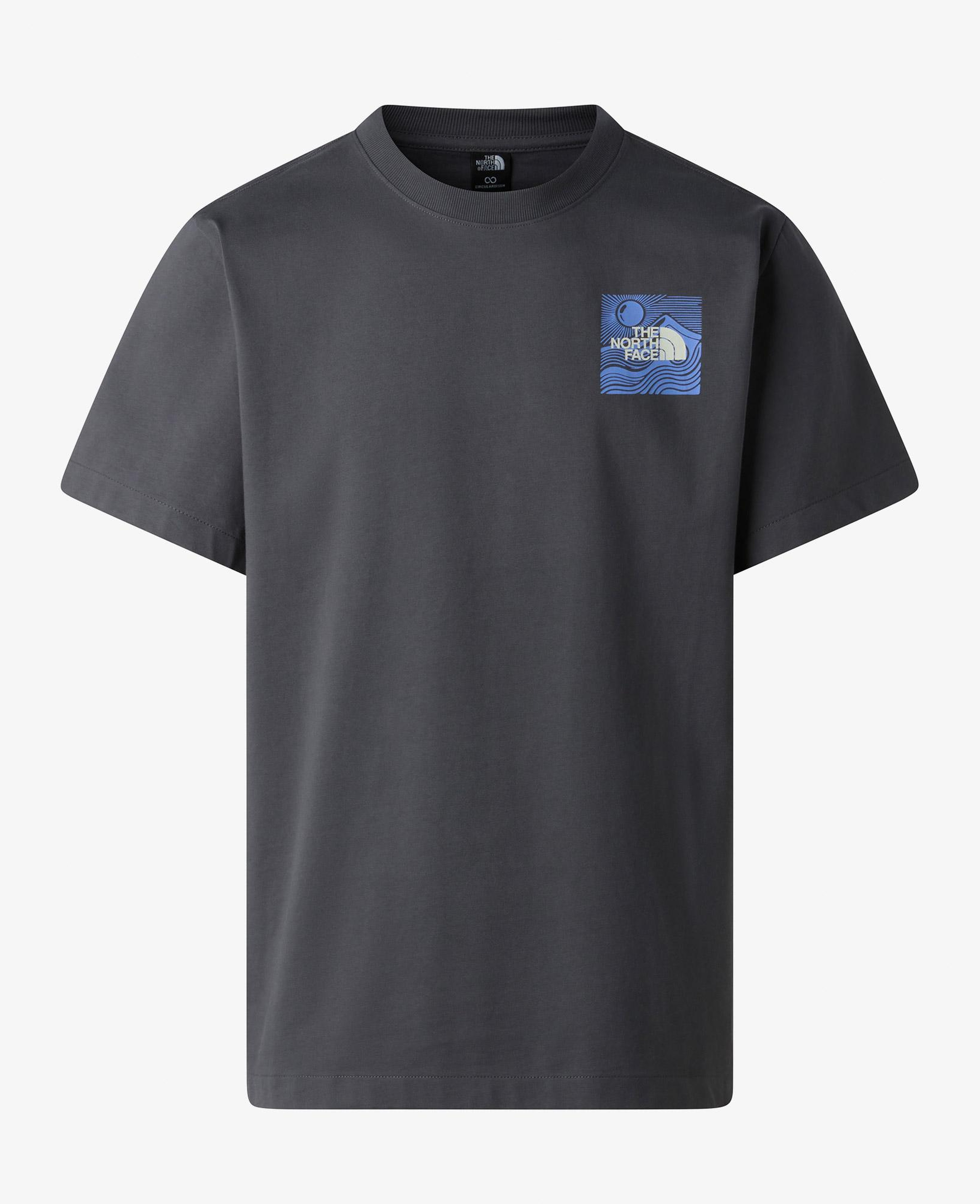 The North Face Mountain Escape Relaxed Erkek Gri T-Shirt