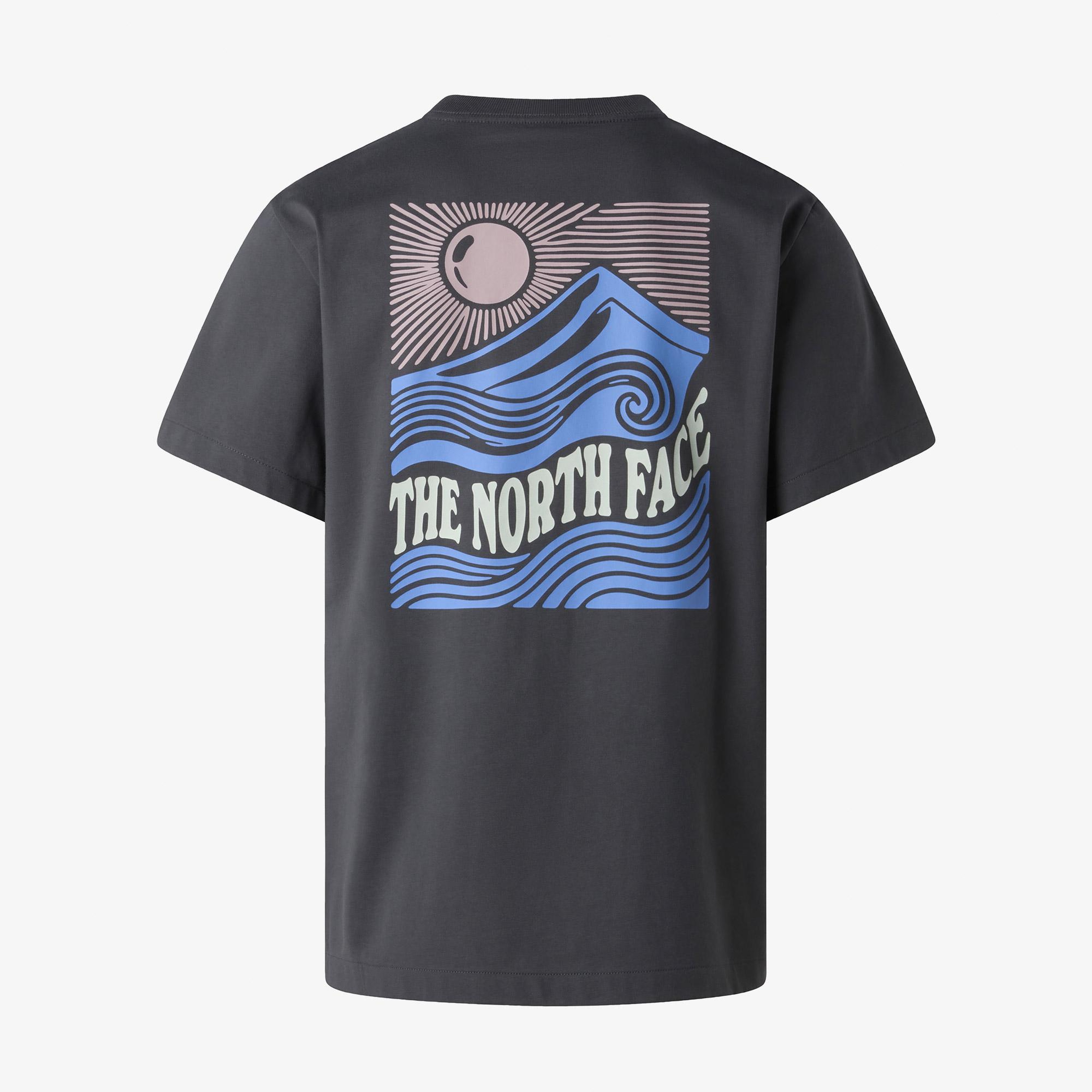 The North Face Mountain Escape Relaxed Erkek Gri T-Shirt