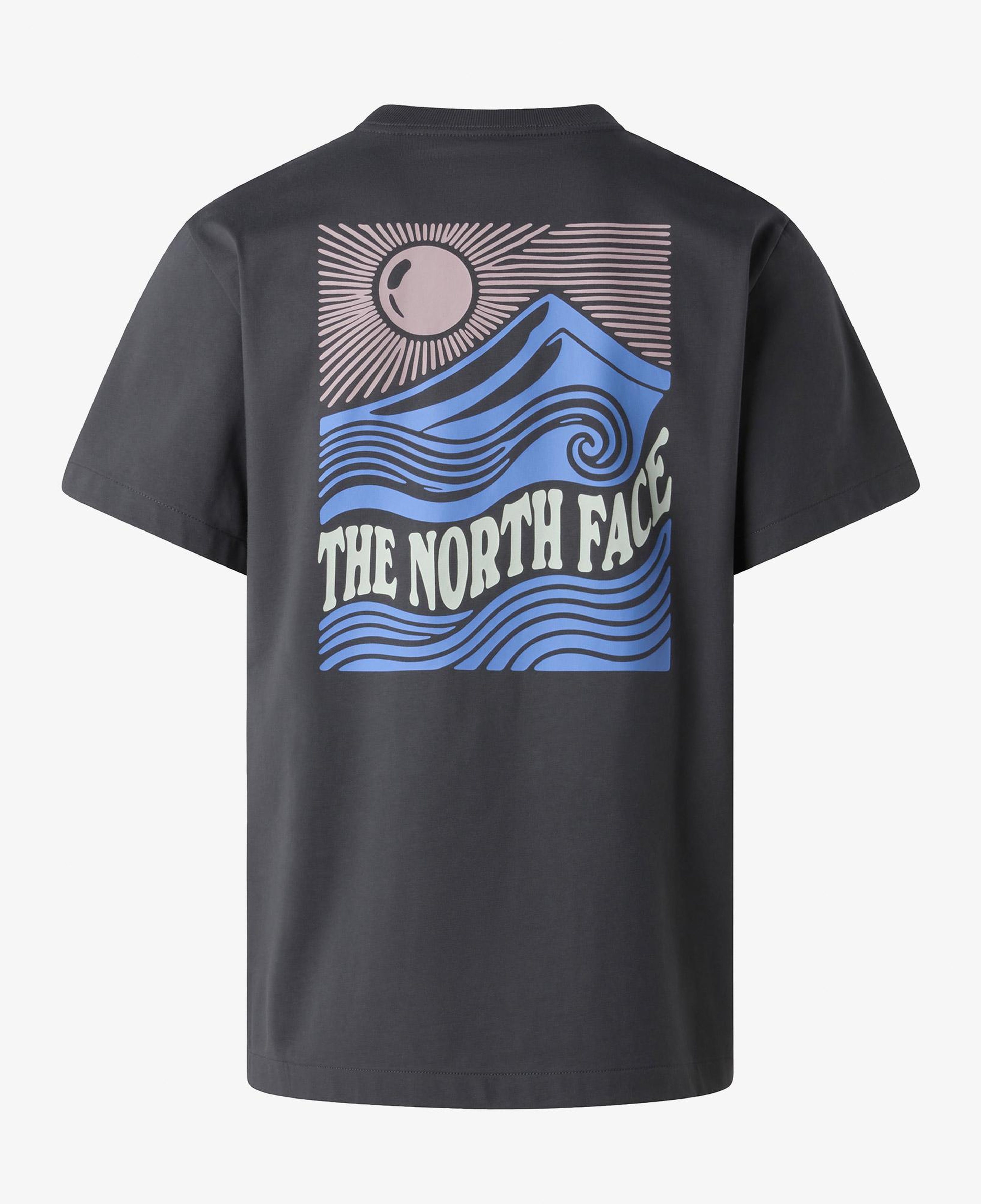 The North Face Mountain Escape Relaxed Erkek Gri T-Shirt