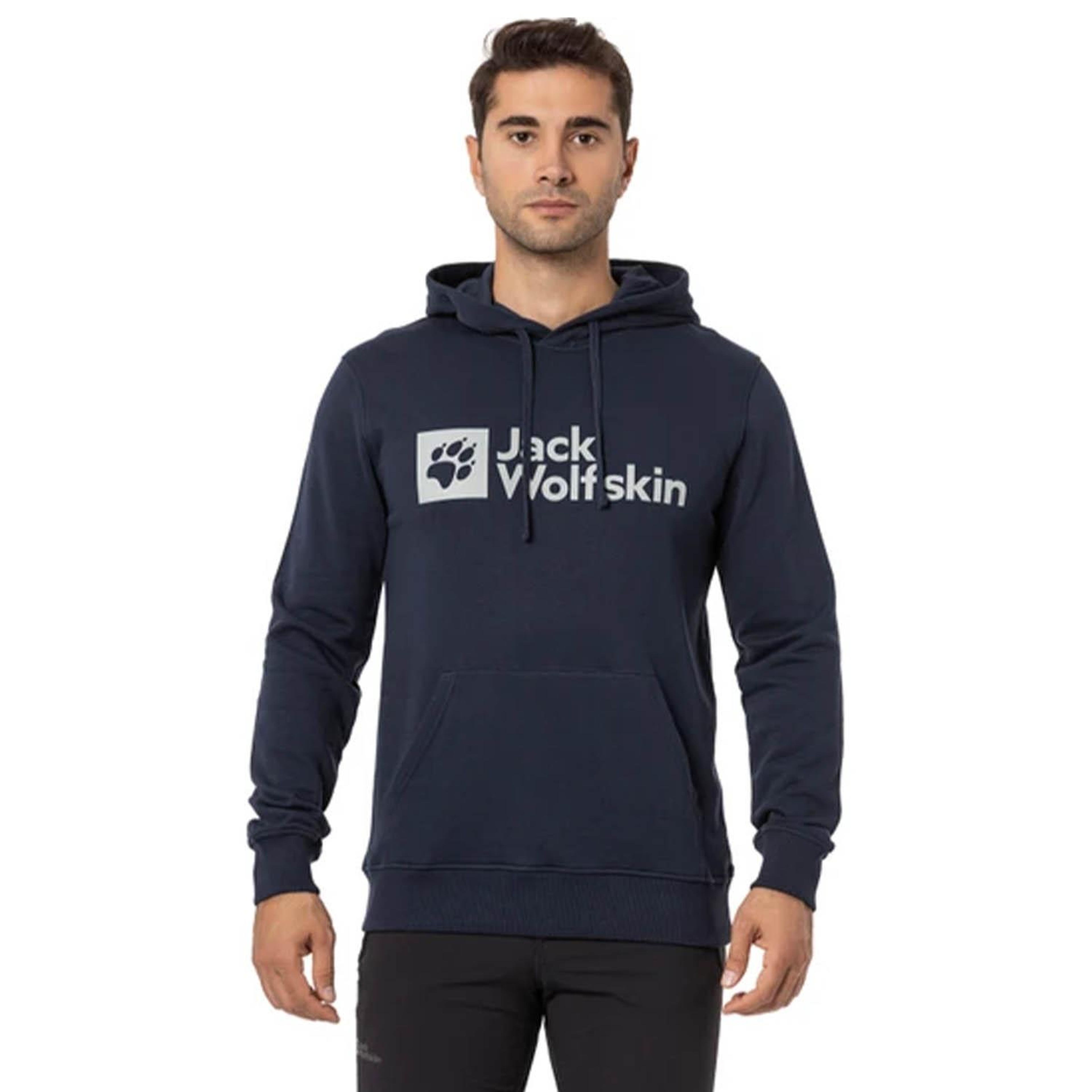 Jack Wolfskin Arthur Hoody Erkek Mavi Sweat