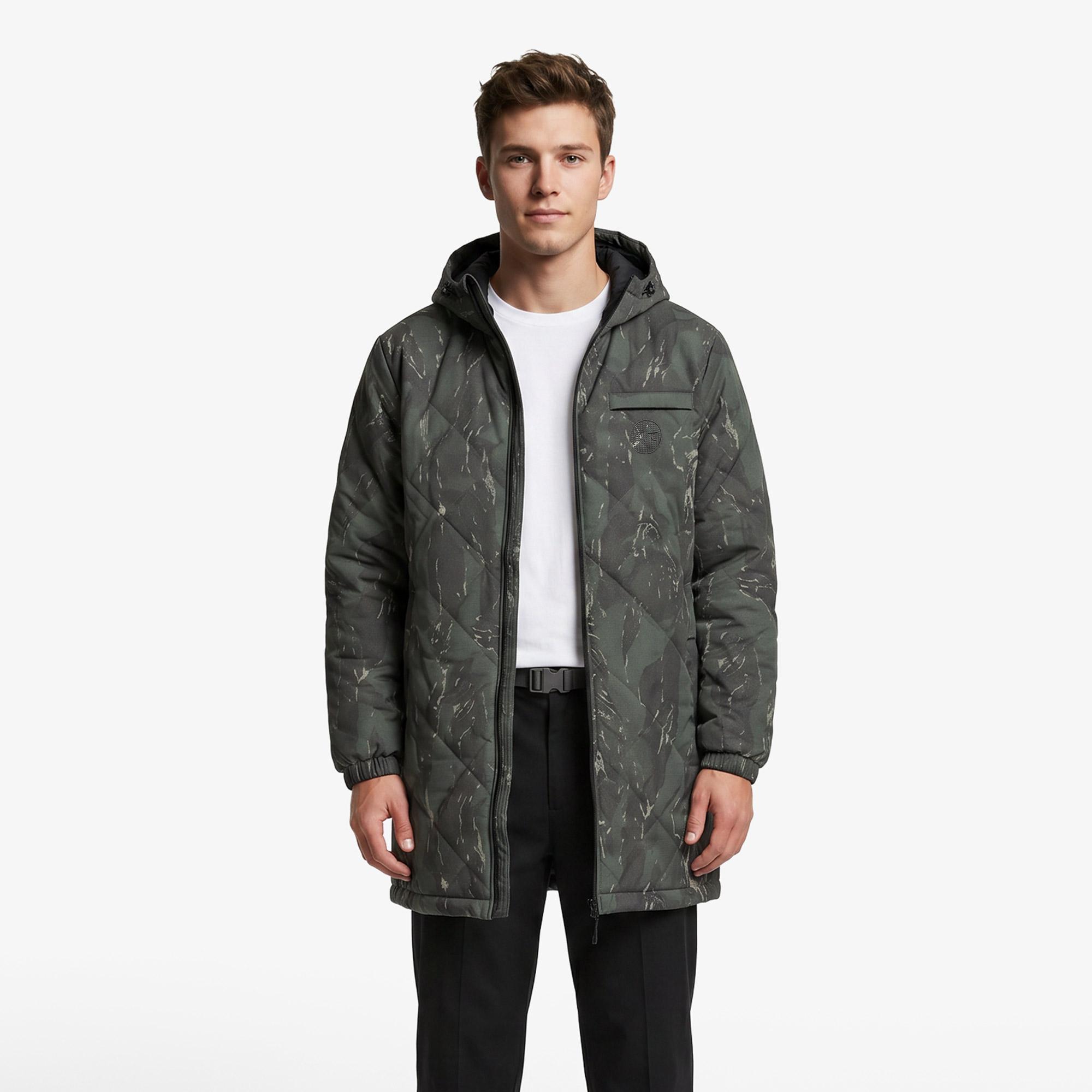 UNITED4 Regular Fit Erkek Yeşil Mont