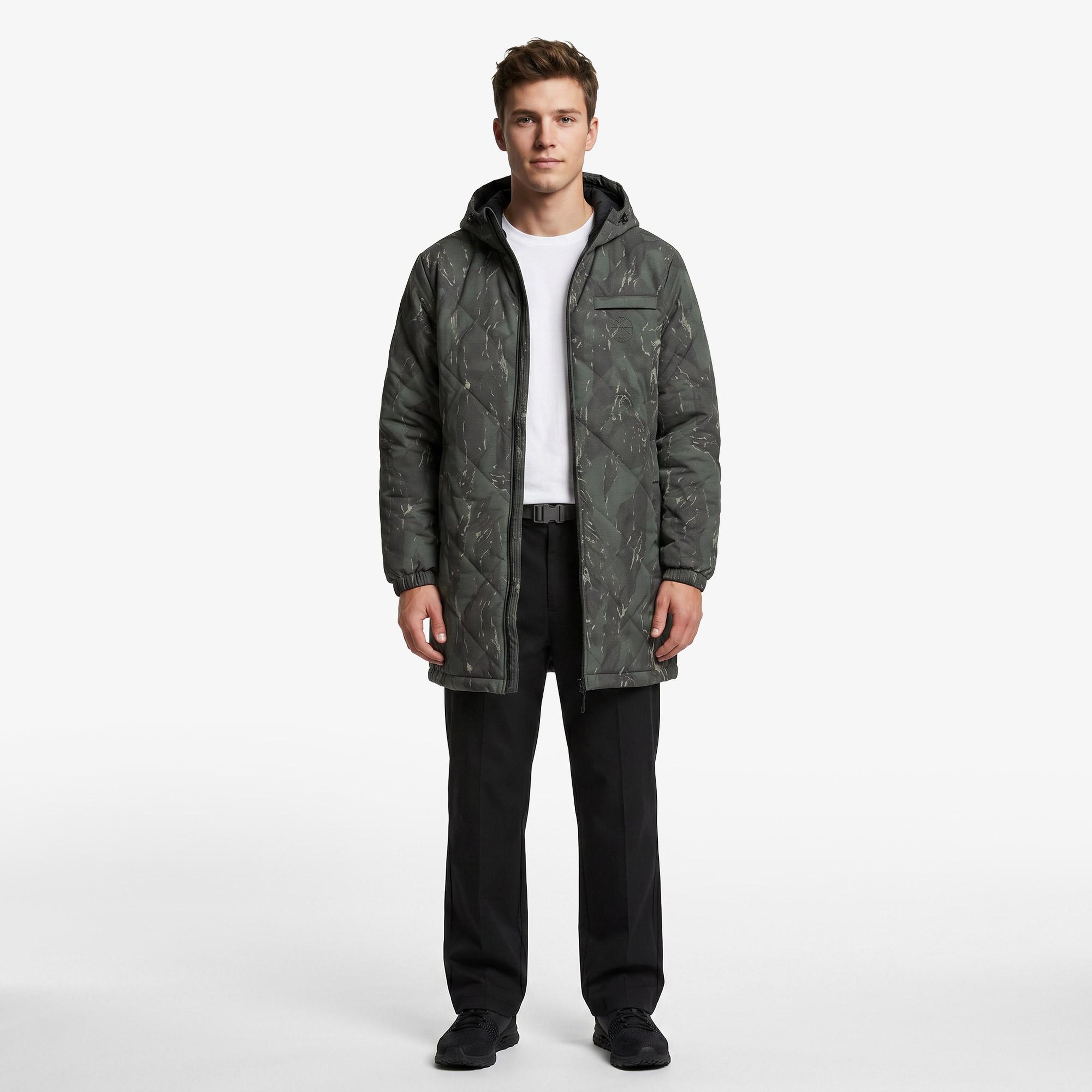 UNITED4 Regular Fit Erkek Yeşil Mont