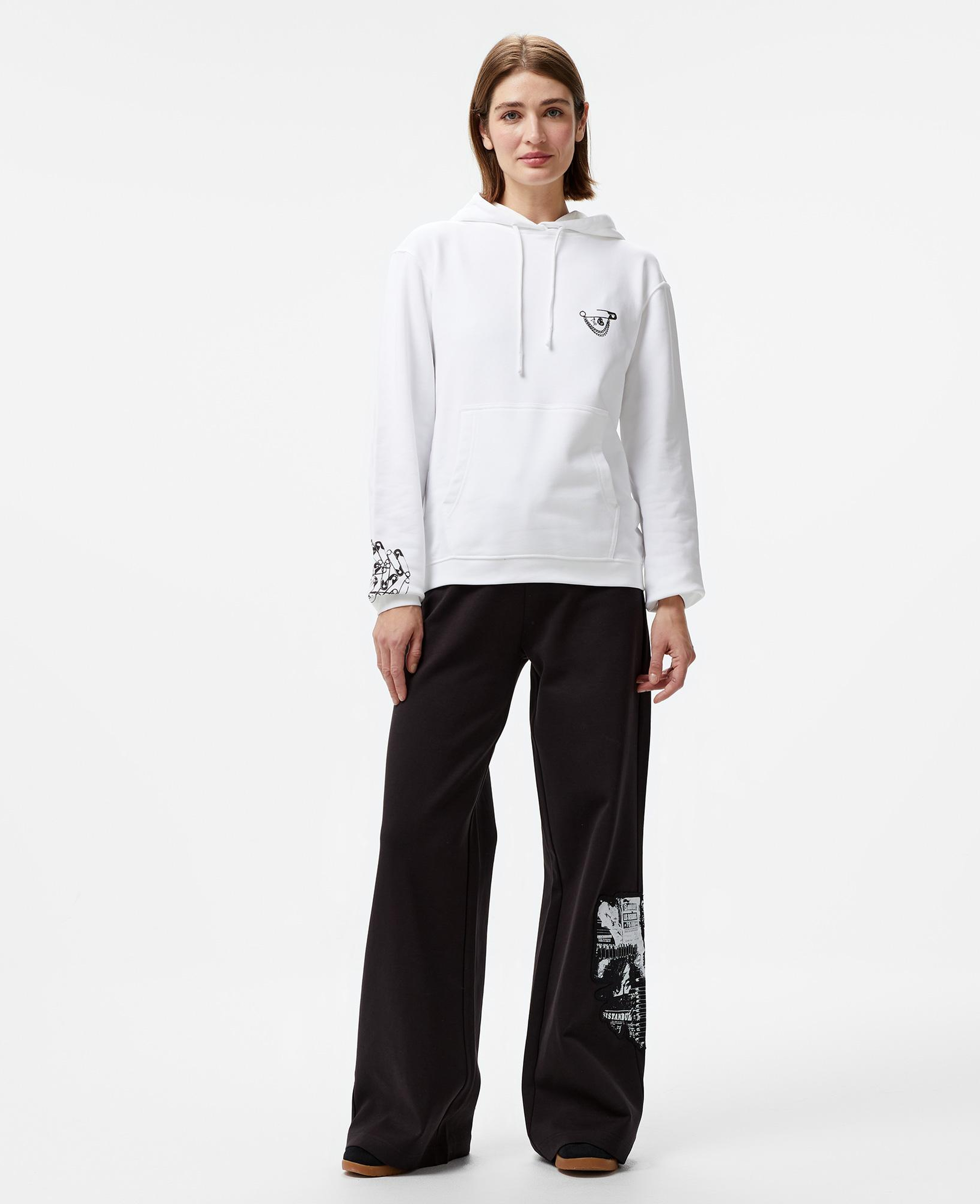 Les Benjamins 003 Kadın Beyaz Sweatshirt