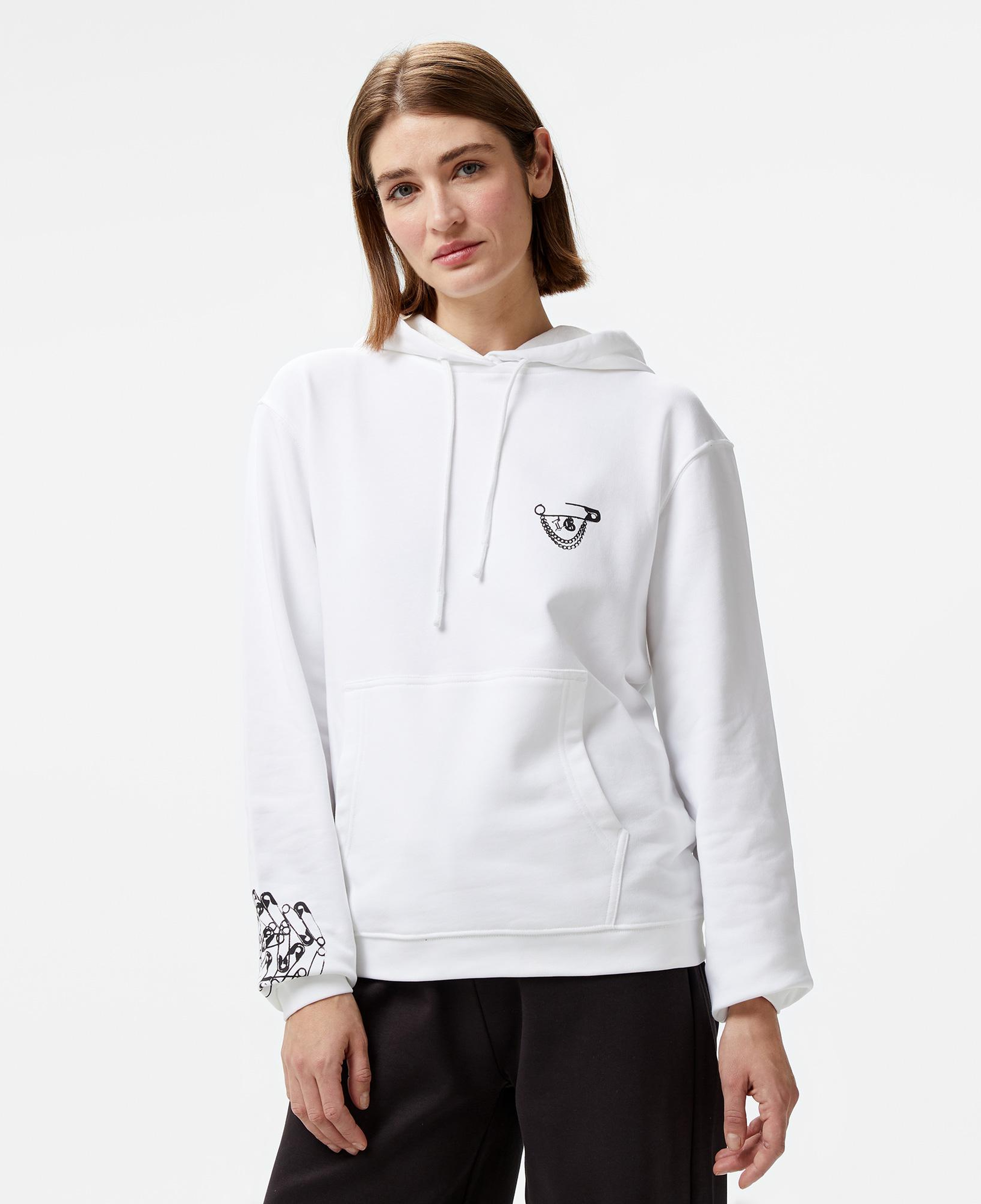Les Benjamins 003 Kadın Beyaz Sweatshirt