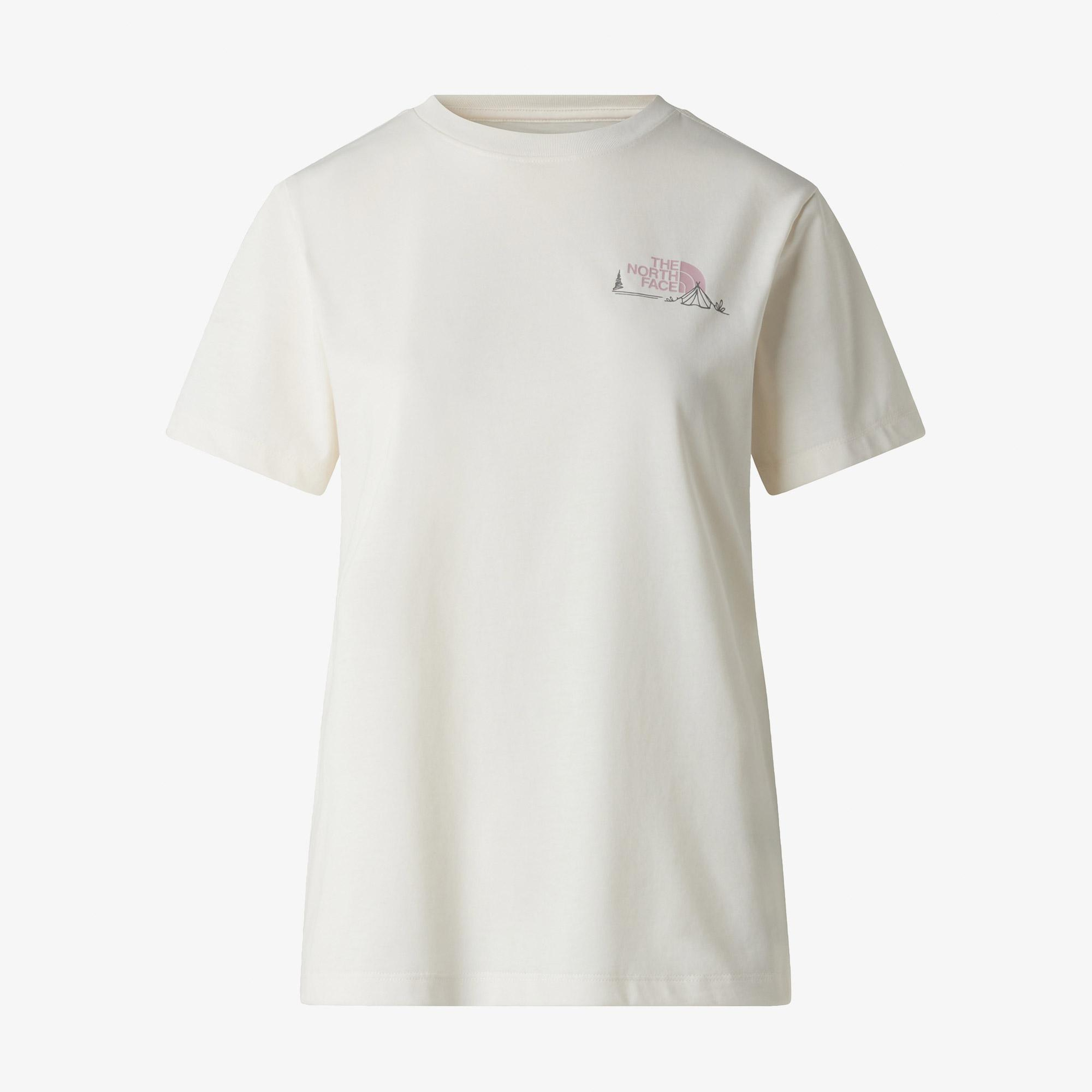 The North Face Monte Regular Kadın Beyaz T-Shirt