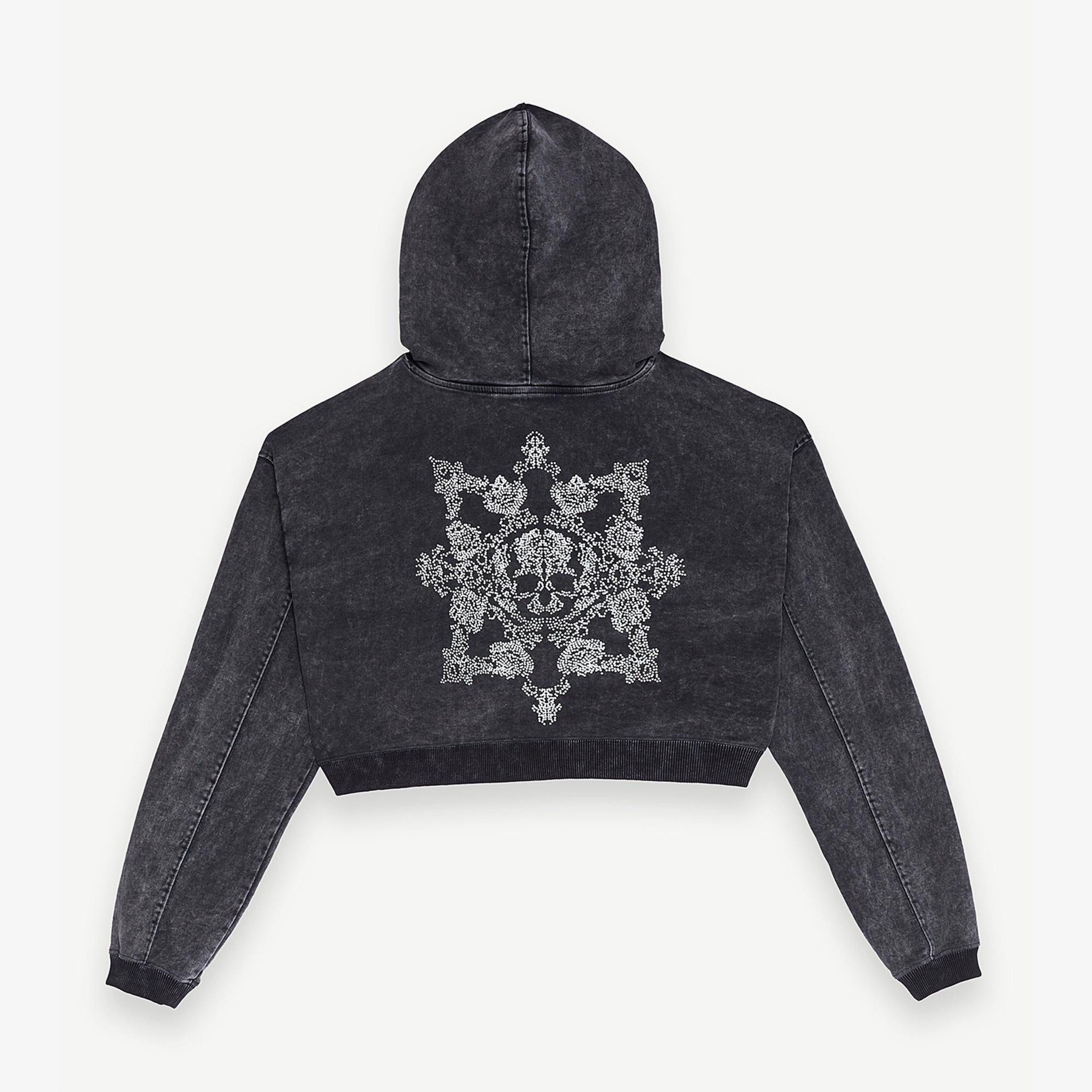 Les Benjamins 007 Kadın Siyah Sweatshirt