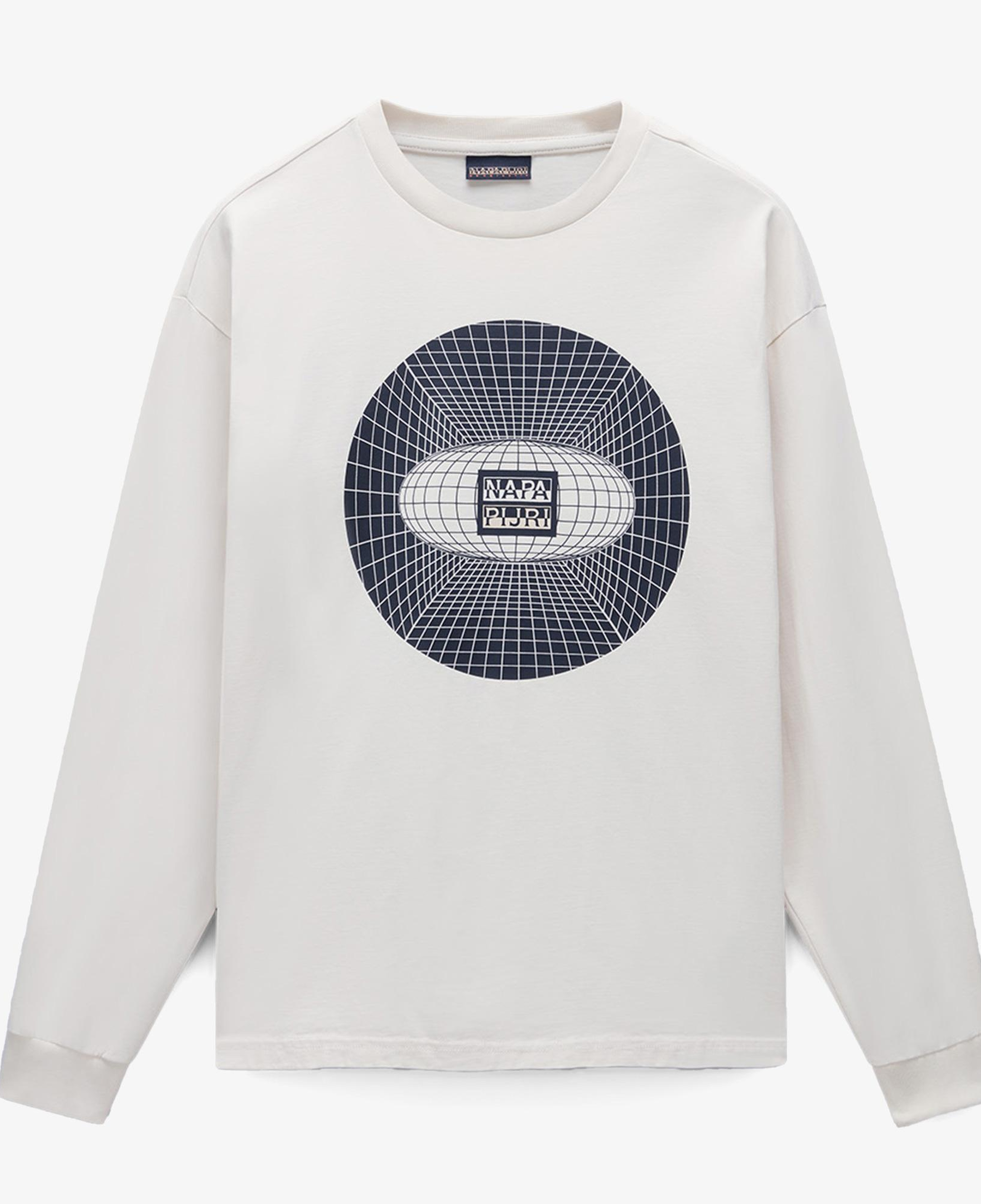 Napapijri S-Jaman Ls Erkek Beyaz T-Shirt