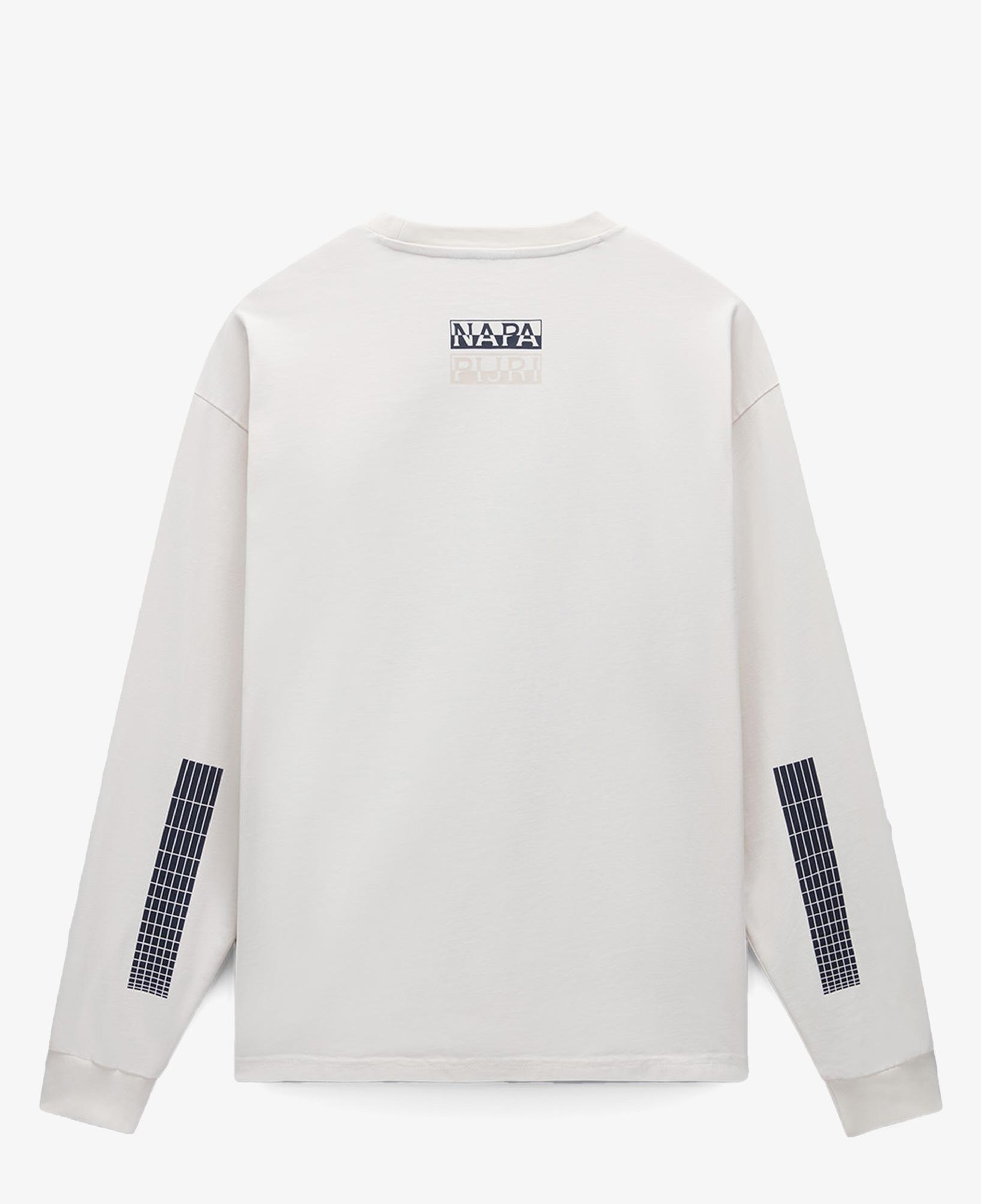 Napapijri S-Jaman Ls Erkek Beyaz T-Shirt
