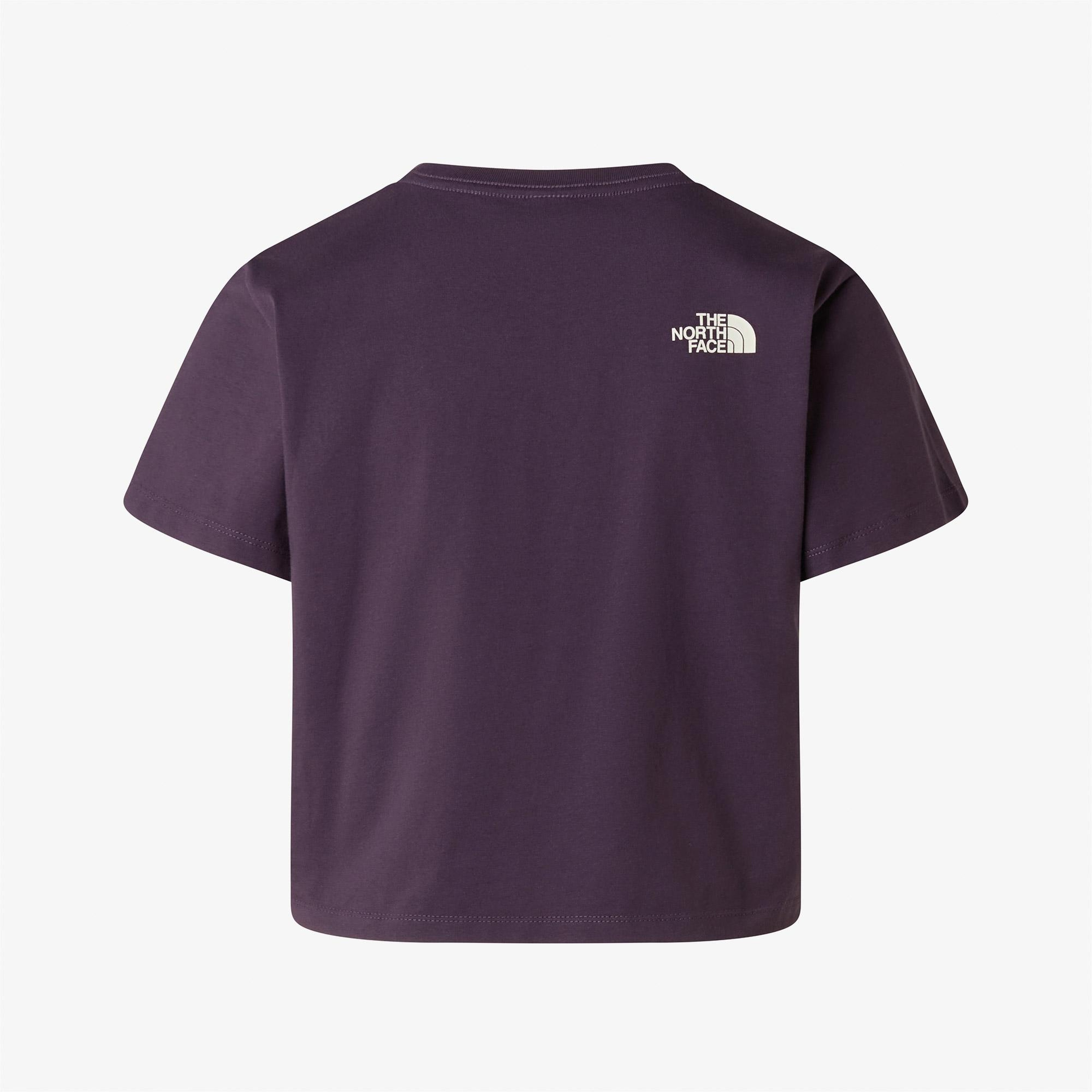 The North Face Flora Embro Regular Kadın Mor T-Shirt