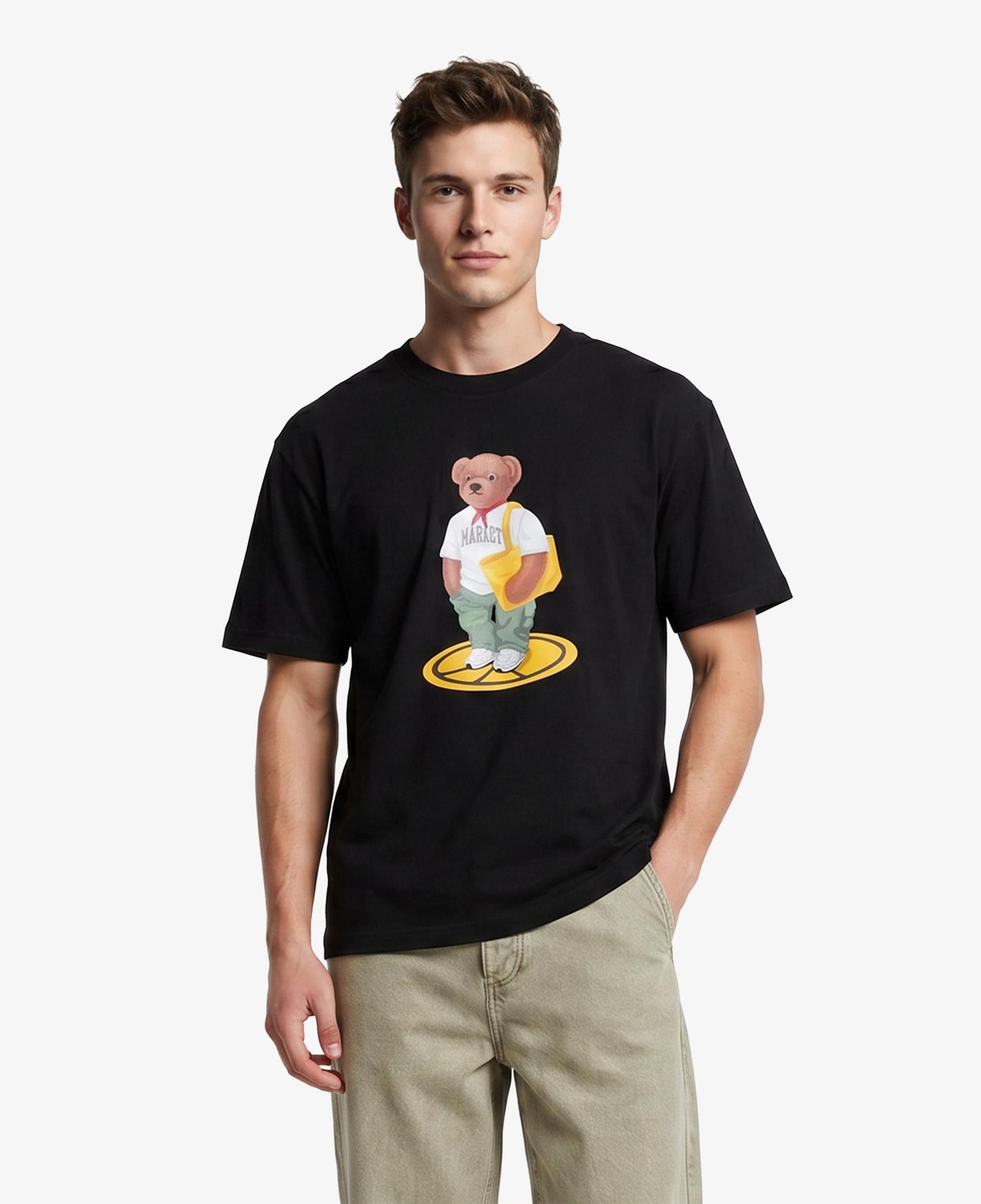 Market Stand For Peace Bear Erkek Siyah T-Shirt