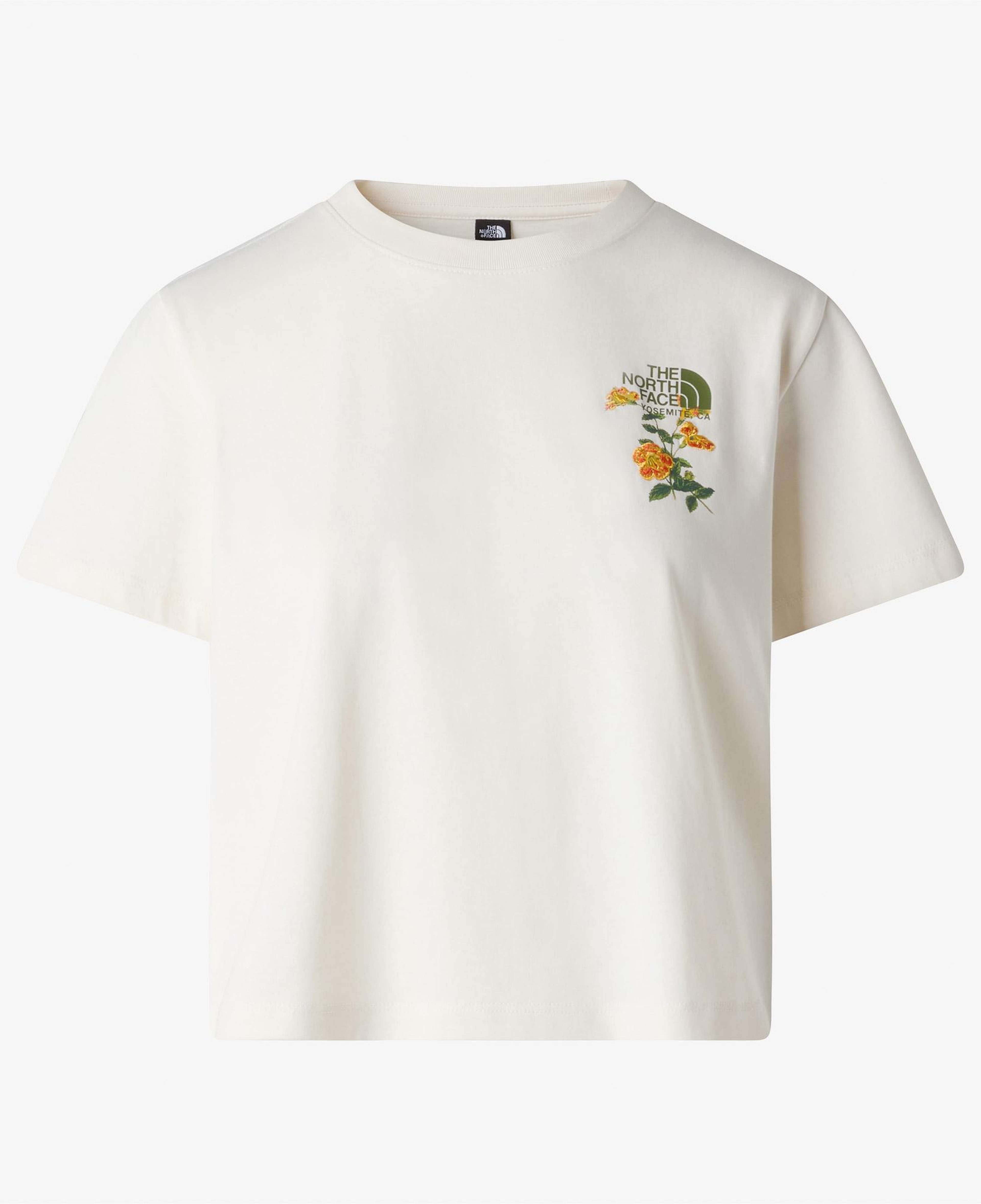 The North Face Flora Embro Regular Kadın Beyaz T-Shirt