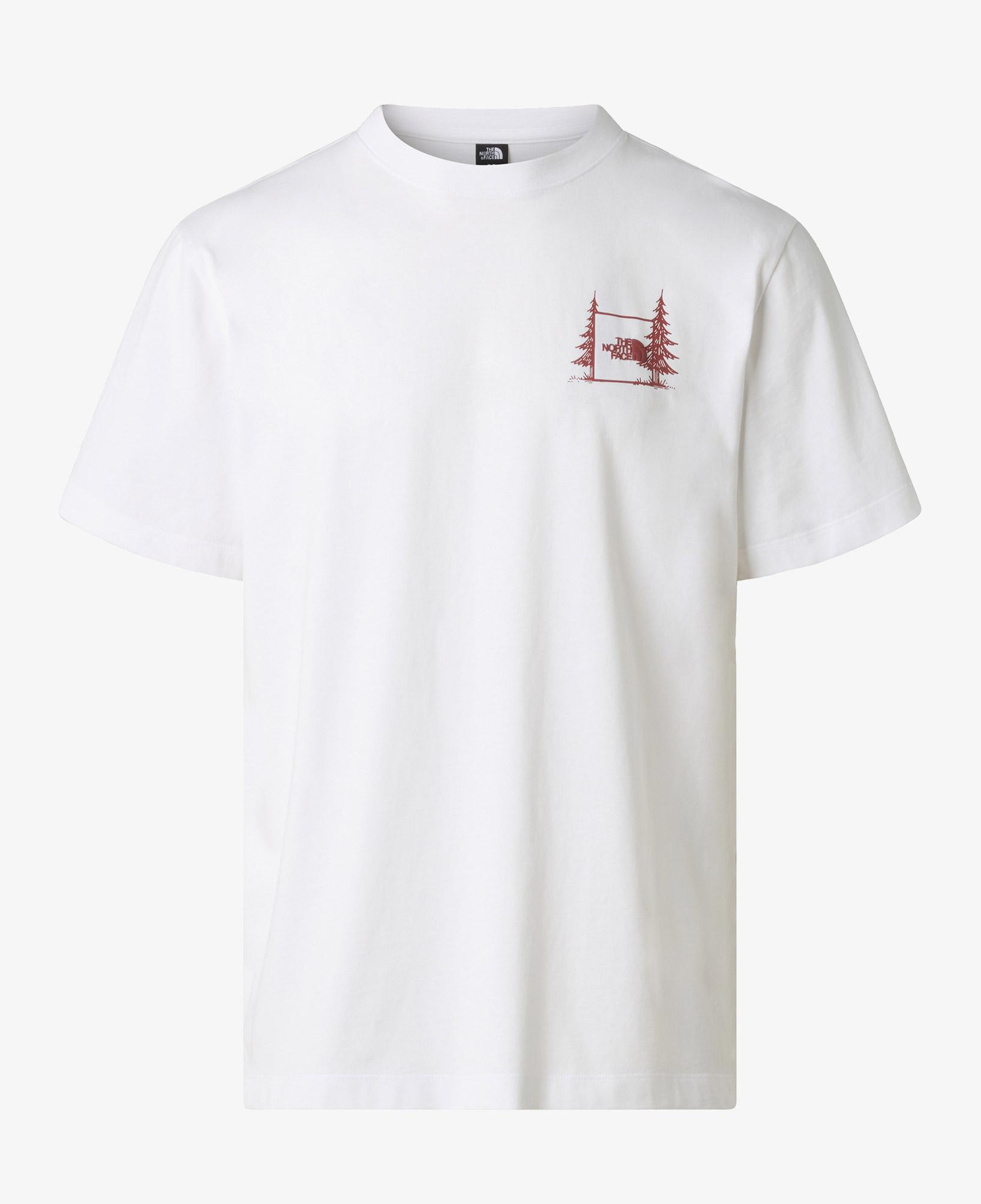The North Face Camping Relaxed Erkek Beyaz T-Shirt