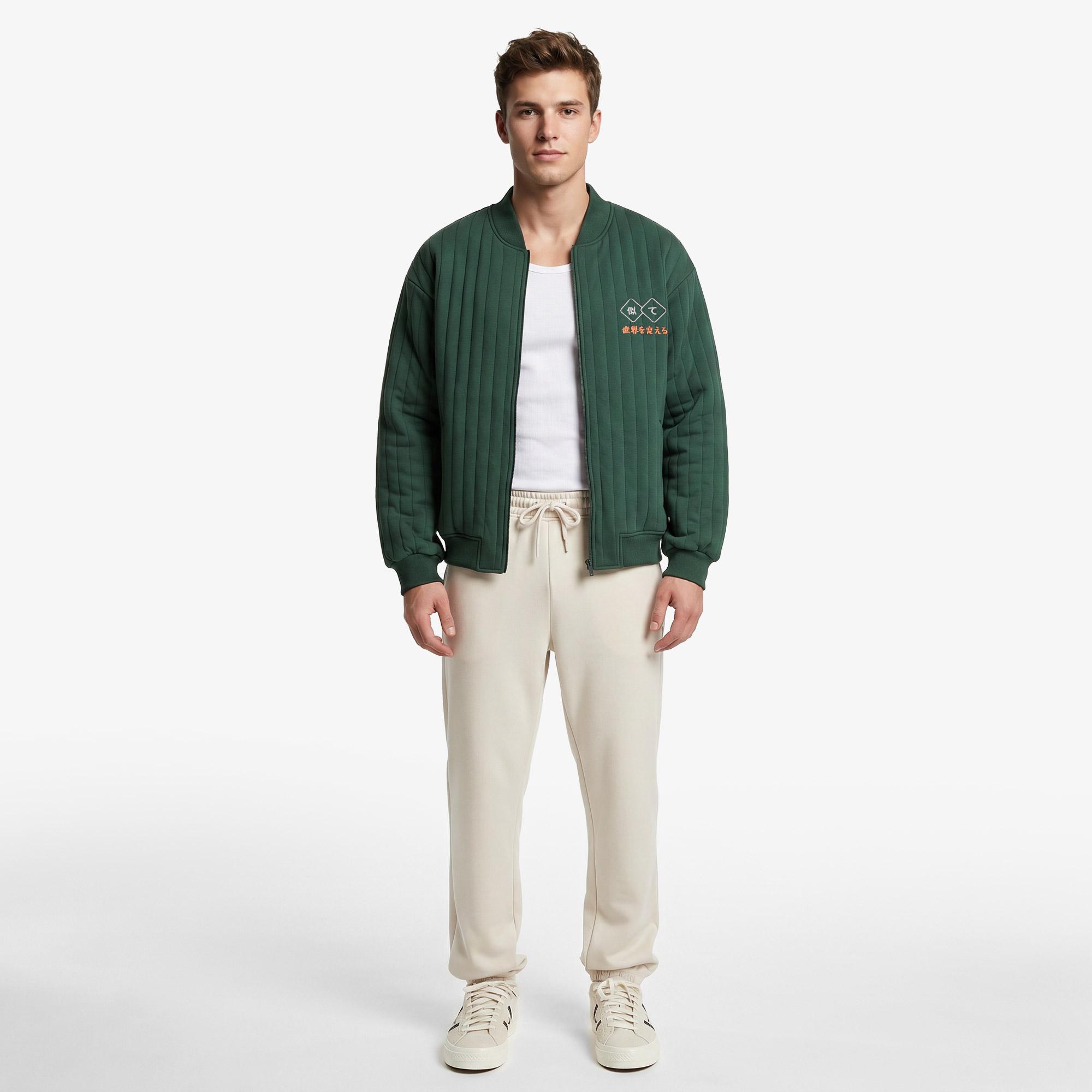 UNITED4 Regular Fit Erkek Yeşil Mont