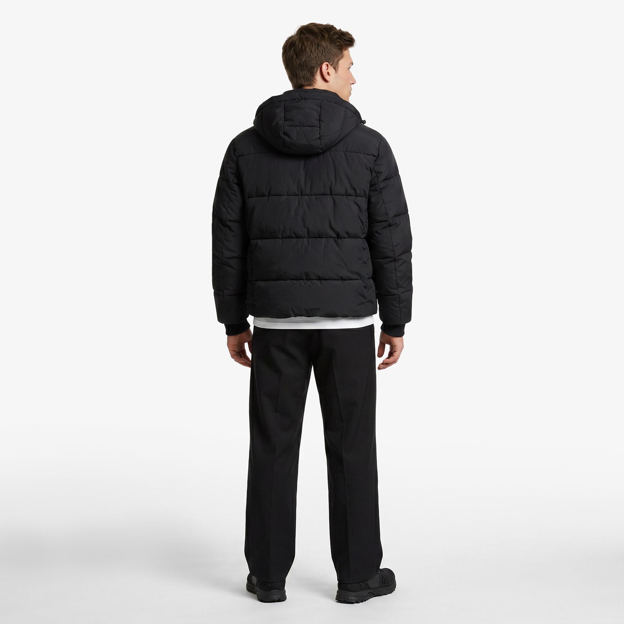UNITED4 Regular Fit Erkek Siyah Mont