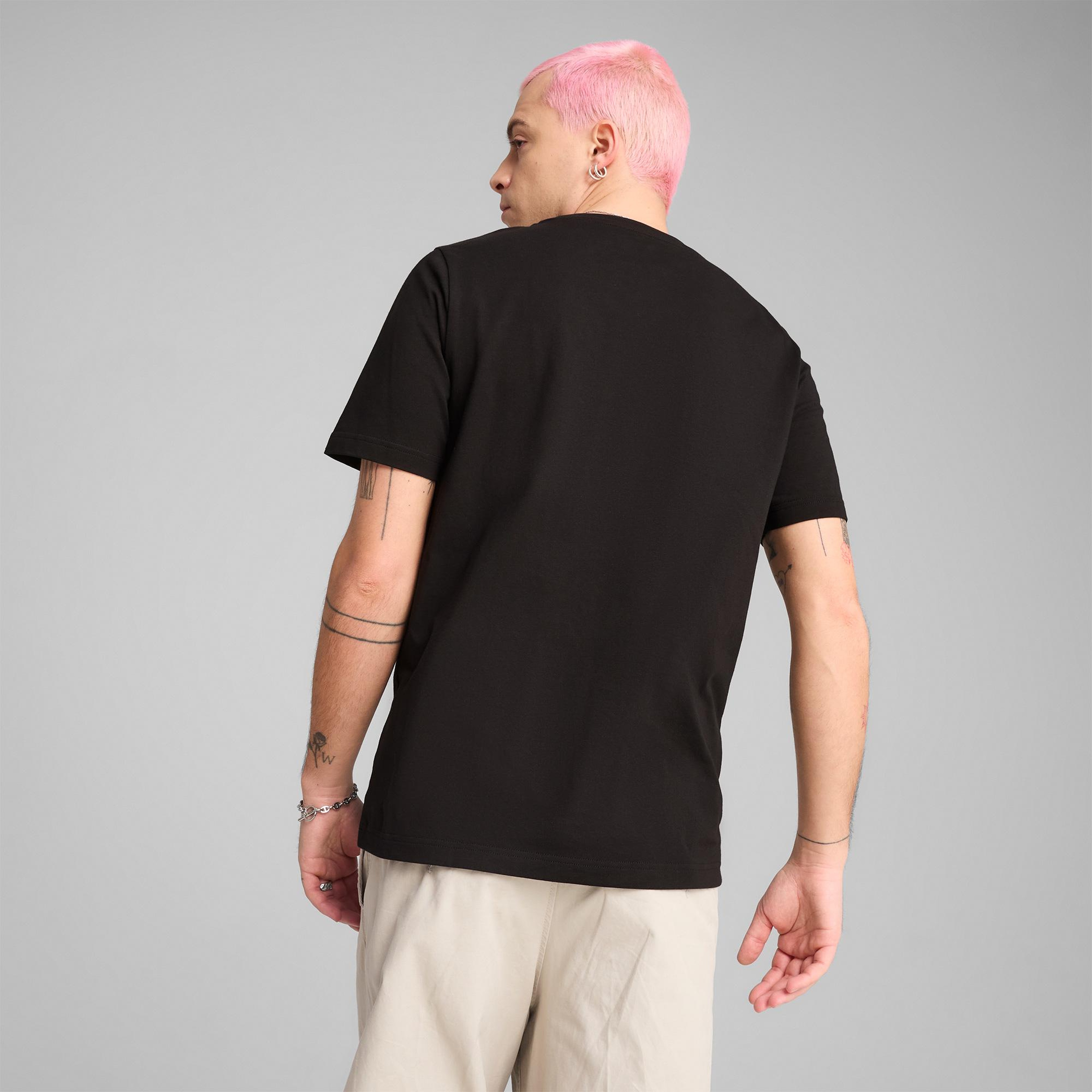 Puma Wardrobe Essentials Erkek Siyah T-Shirt