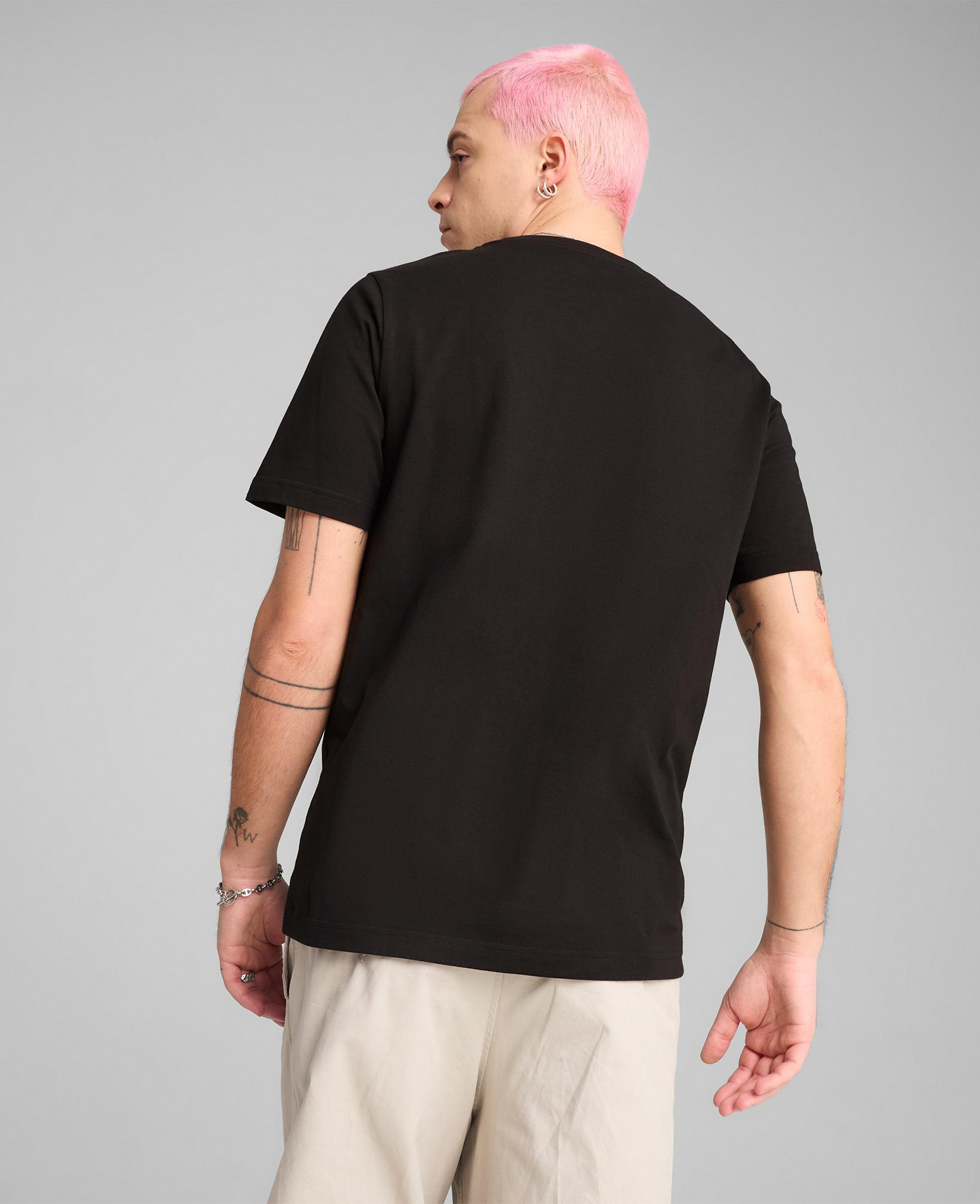 Puma Wardrobe Essentials  Erkek Siyah T-Shirt