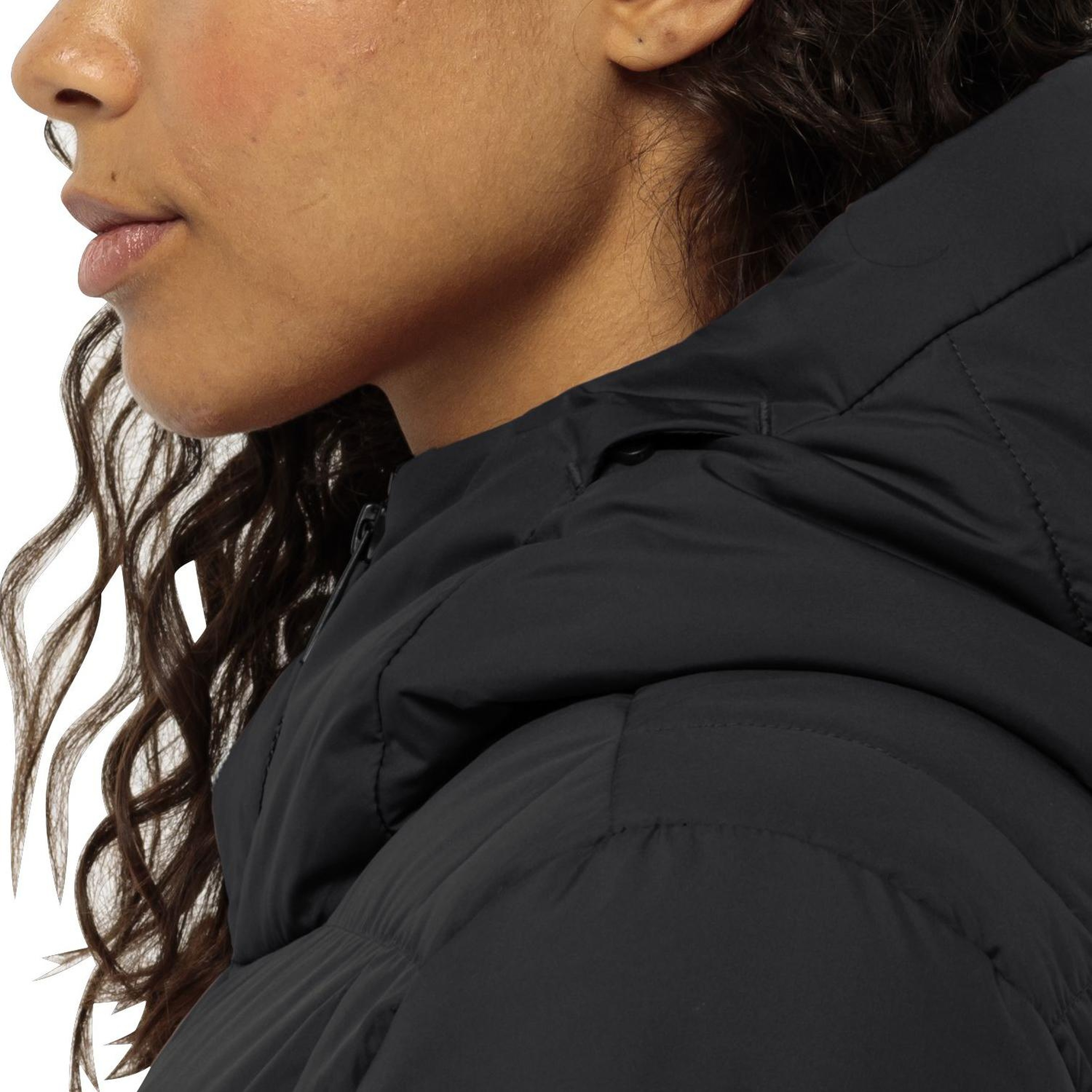 Jack Wolfskin Frozen Lake Kadın Siyah Outdoor Ceketi