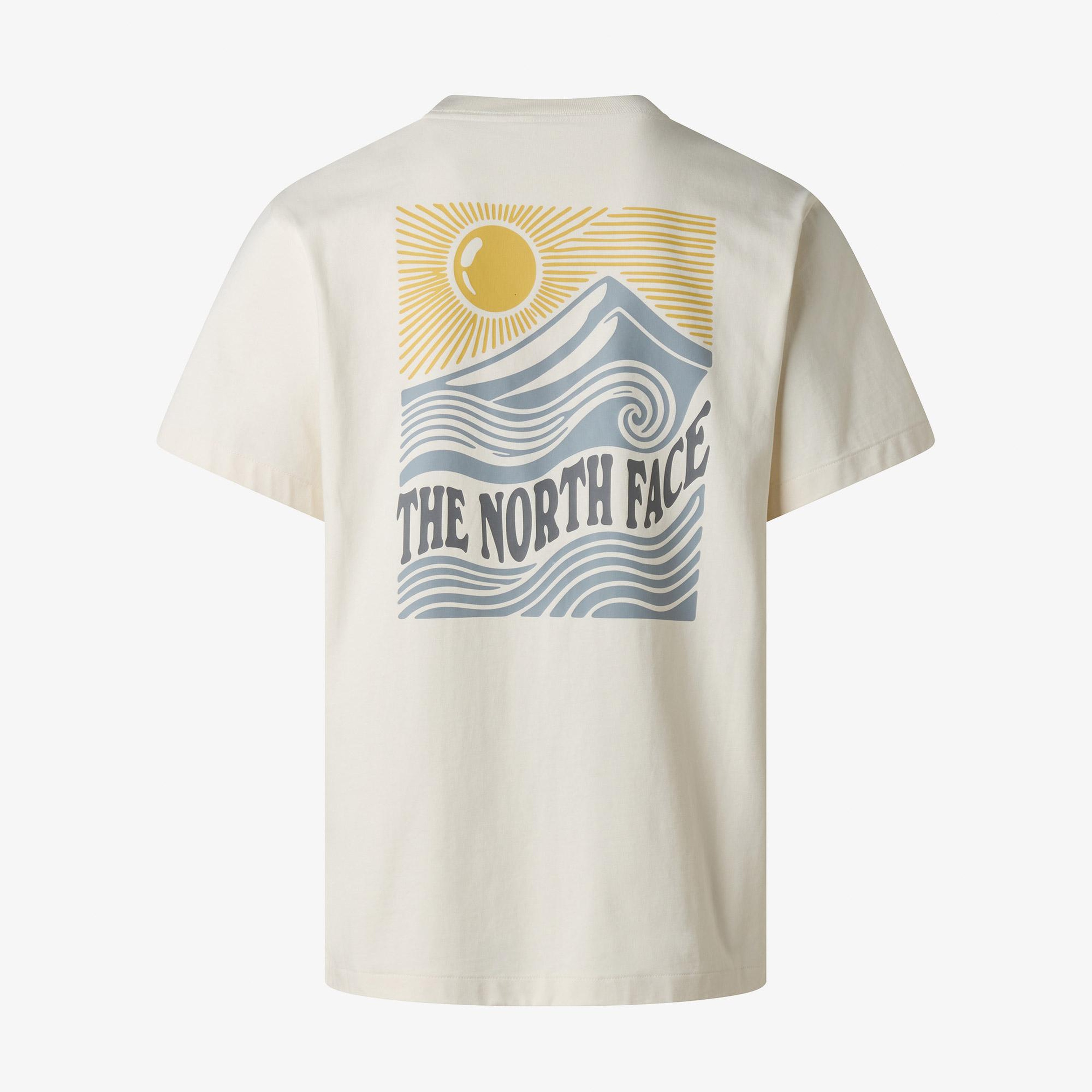 The North Face Mountain Escape Relaxed Erkek Beyaz T-Shirt