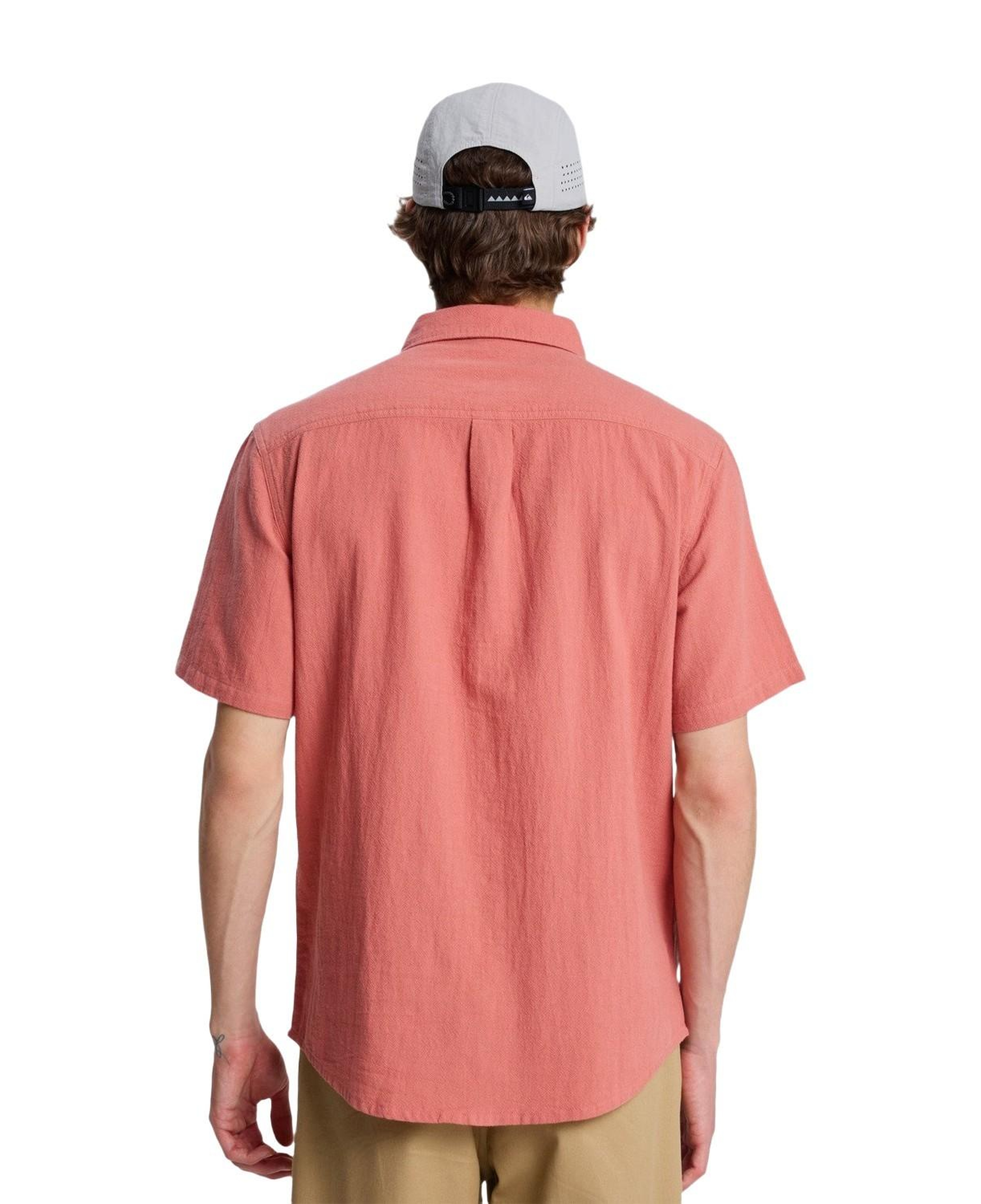 Quiksilver Timebox Erkek Pembe Gömlek