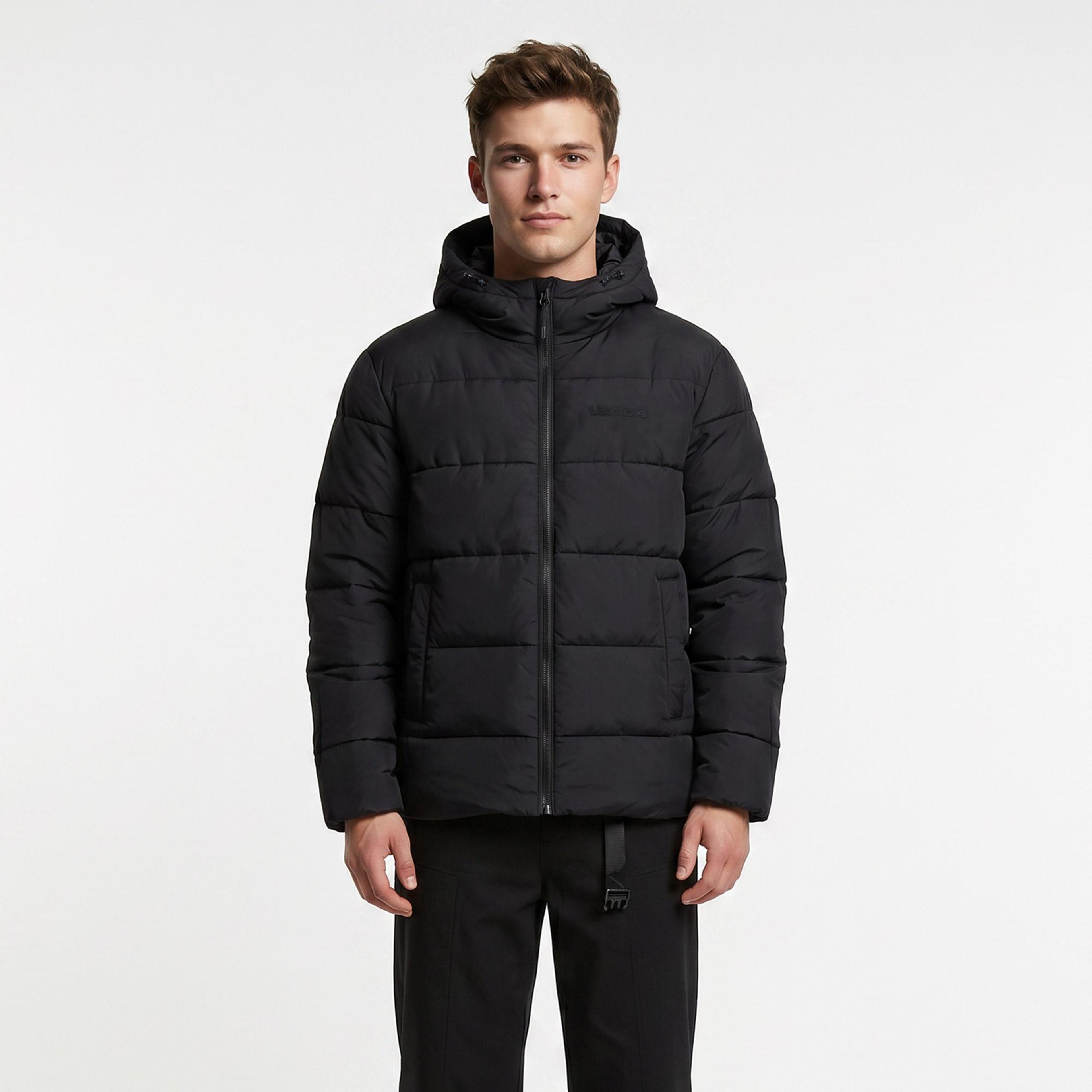 UNITED4 Regular Fit Erkek Siyah Mont