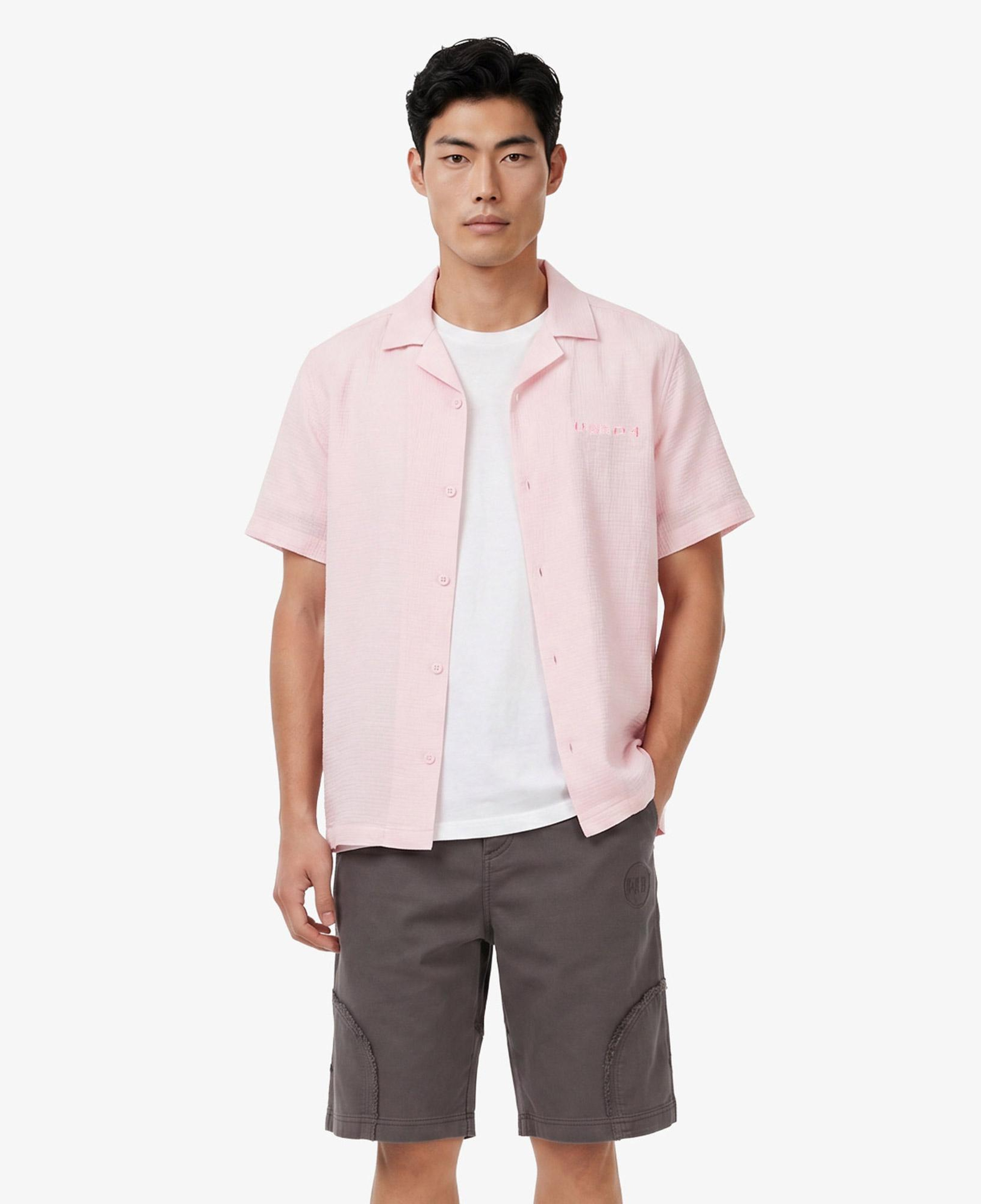UNITED4 Classic Fit Erkek Pembe Gömlek