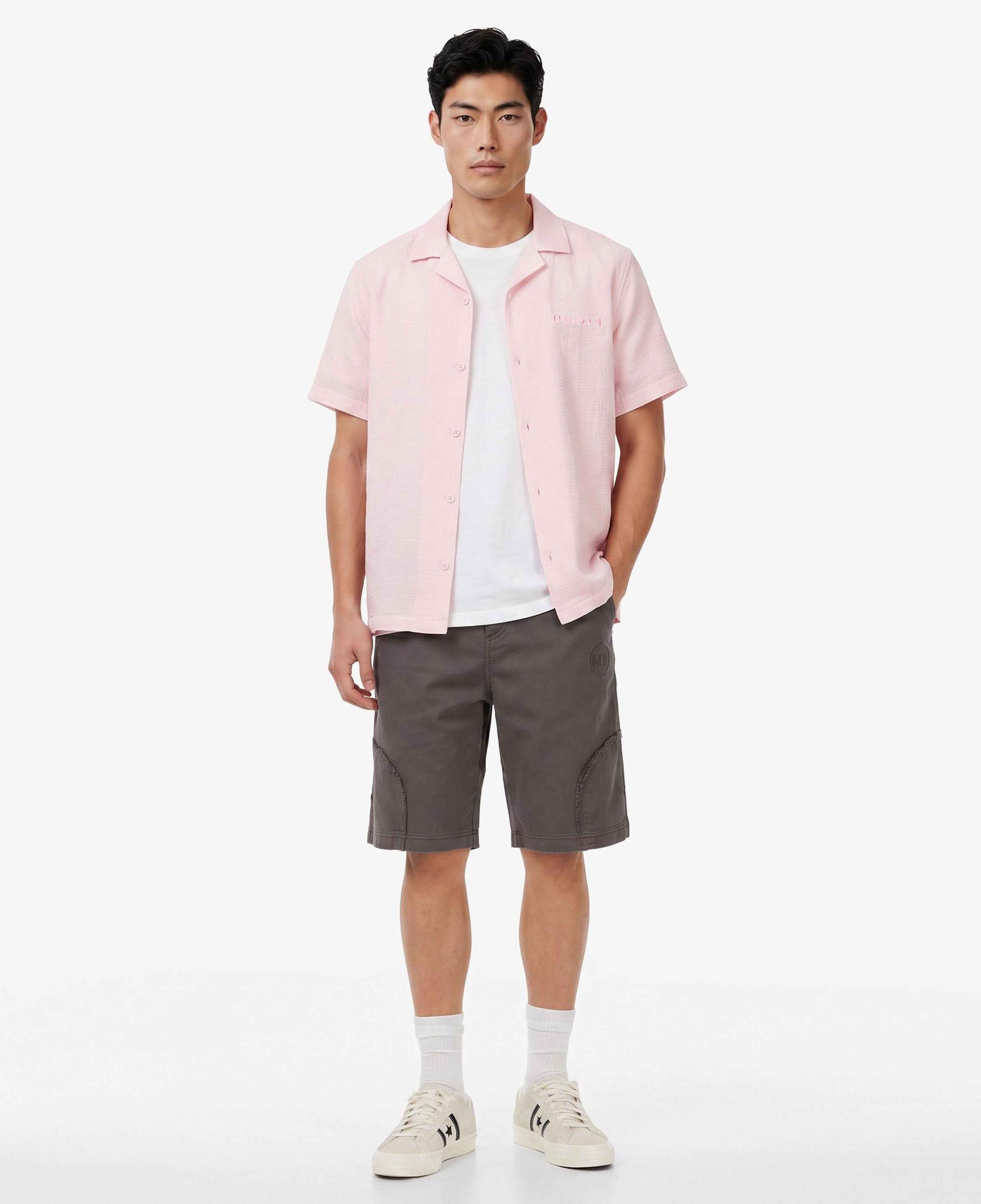 UNITED4 Classic Fit Erkek Pembe Gömlek