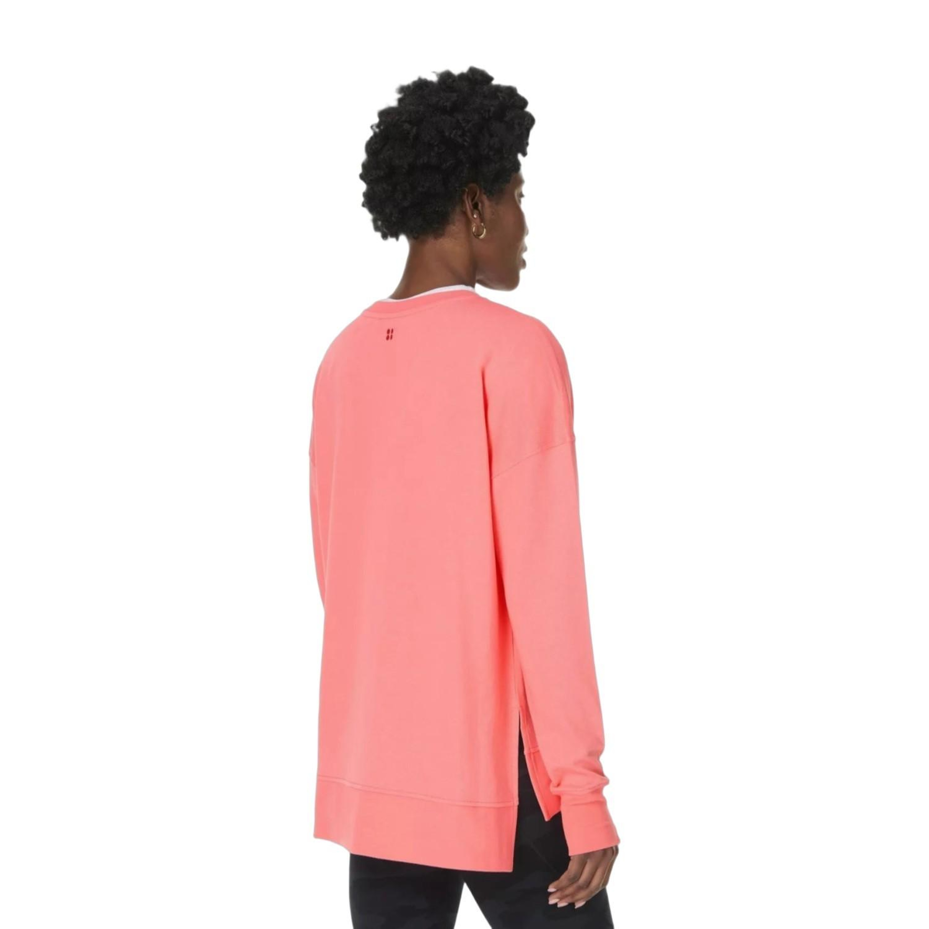Sweaty Betty After Class Longline Sweatshir Kadın Pembe Sweat