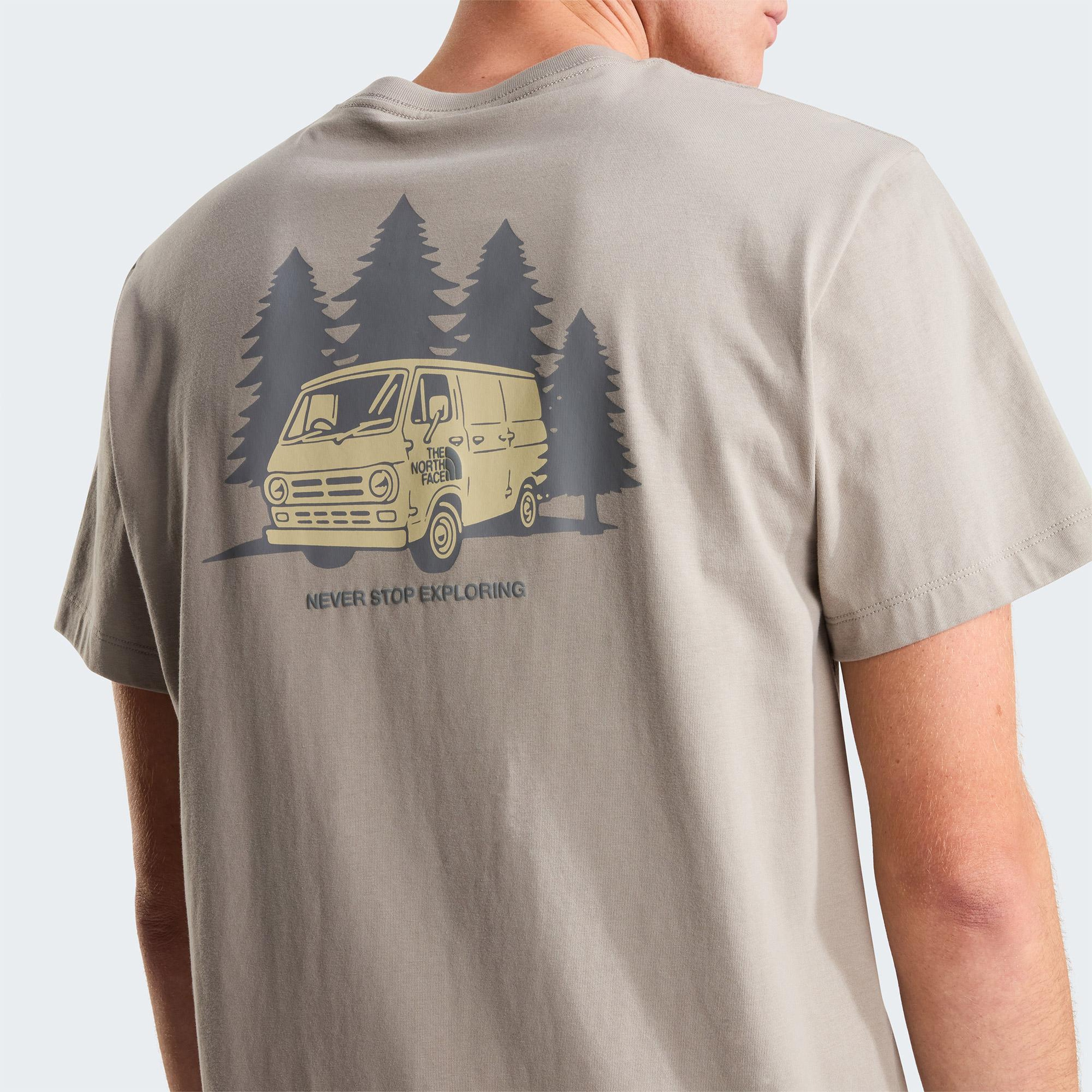 The North Face Van Life Relaxed Erkek Gri T-Shirt