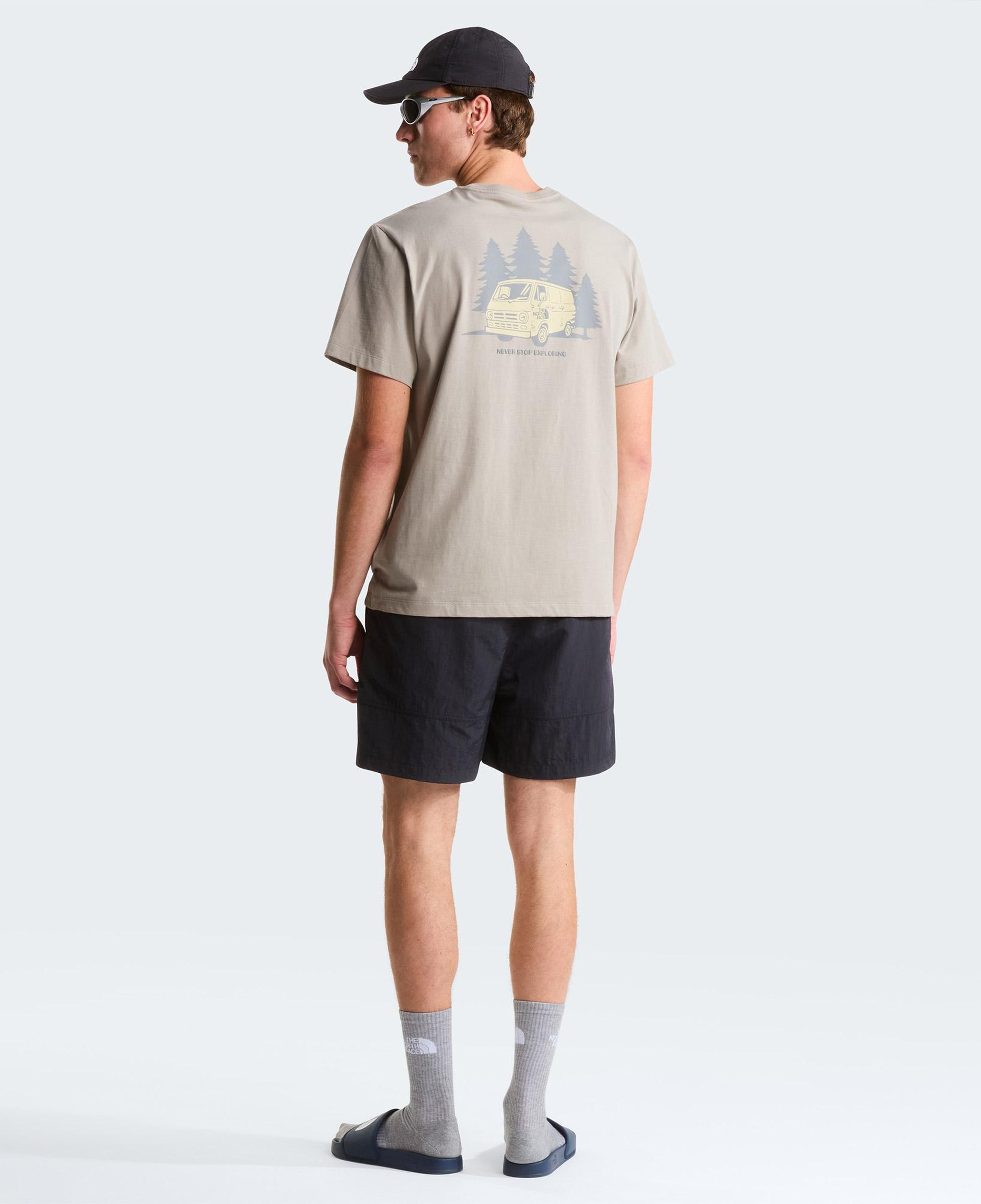 The North Face Van Life Relaxed Erkek Gri T-Shirt