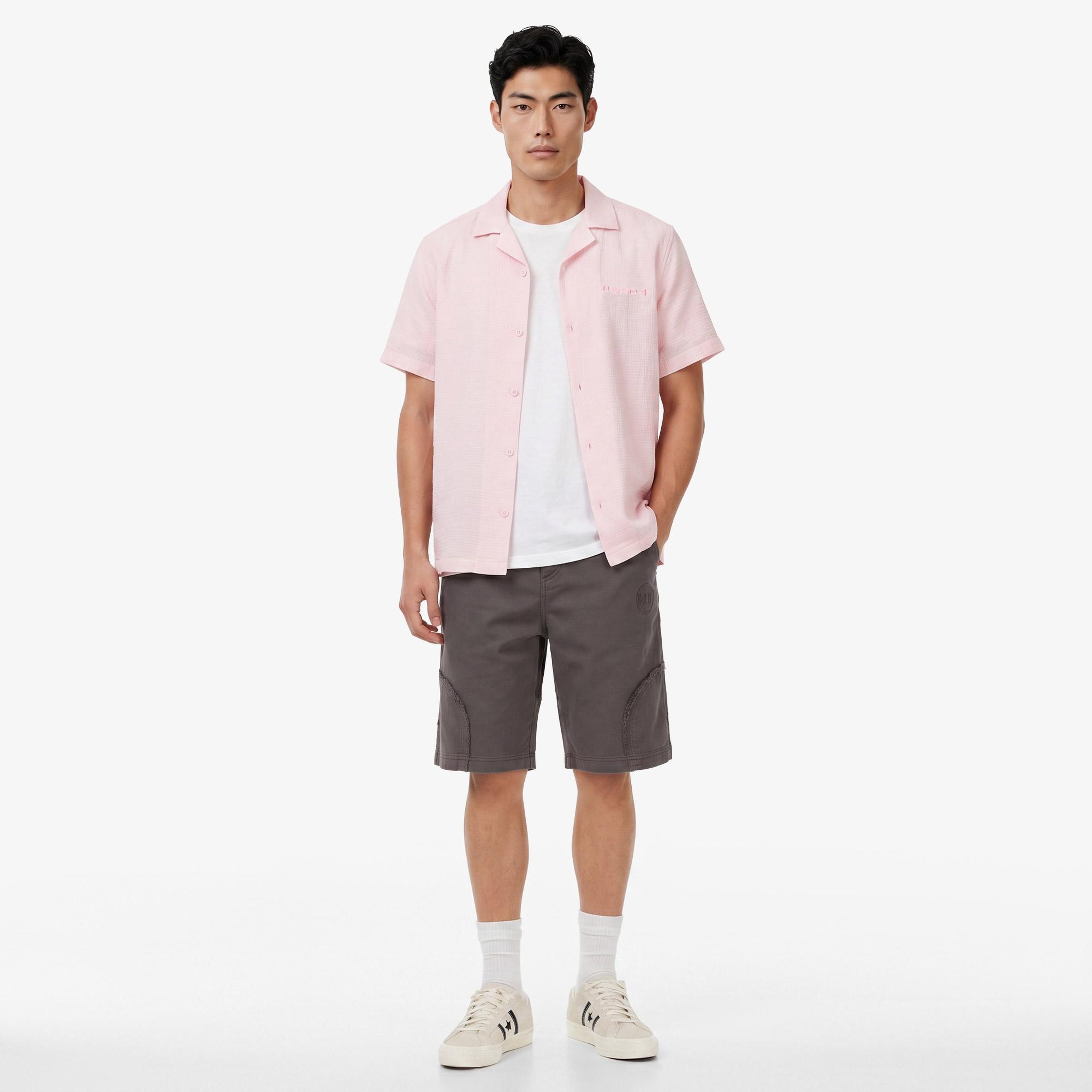 UNITED4 Classic Fit Erkek Pembe Gömlek