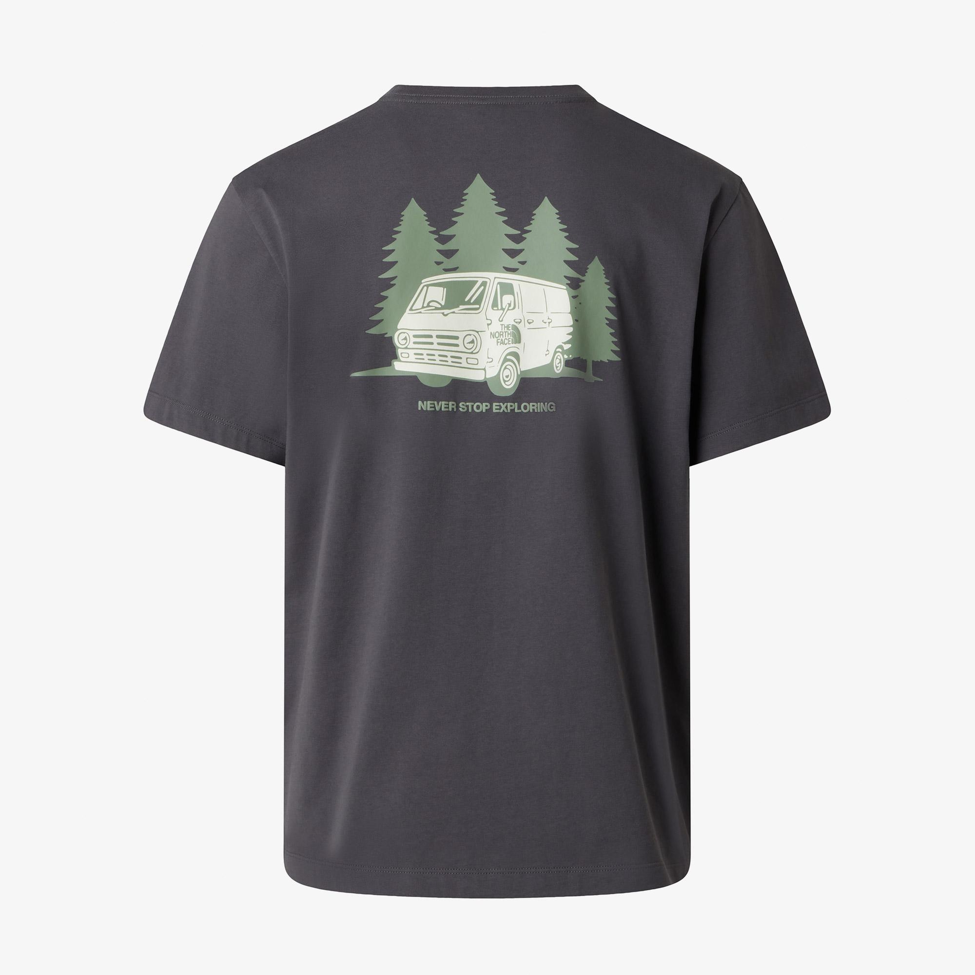 The North Face Van Life Relaxed Erkek Gri T-Shirt