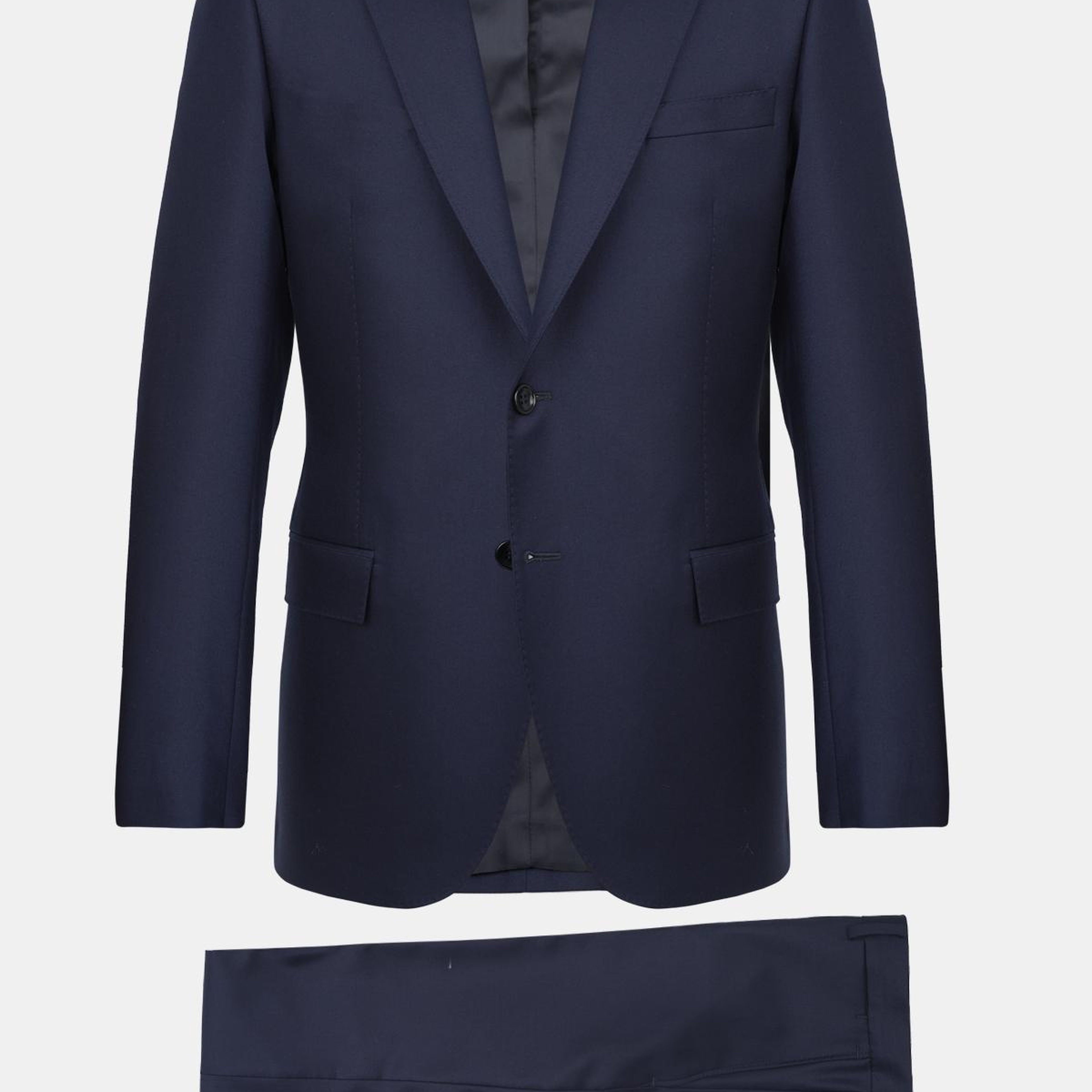 Erkek Lacivert Loro Piana 150's Kumaşıyla Üretilmiş Takım Elbise