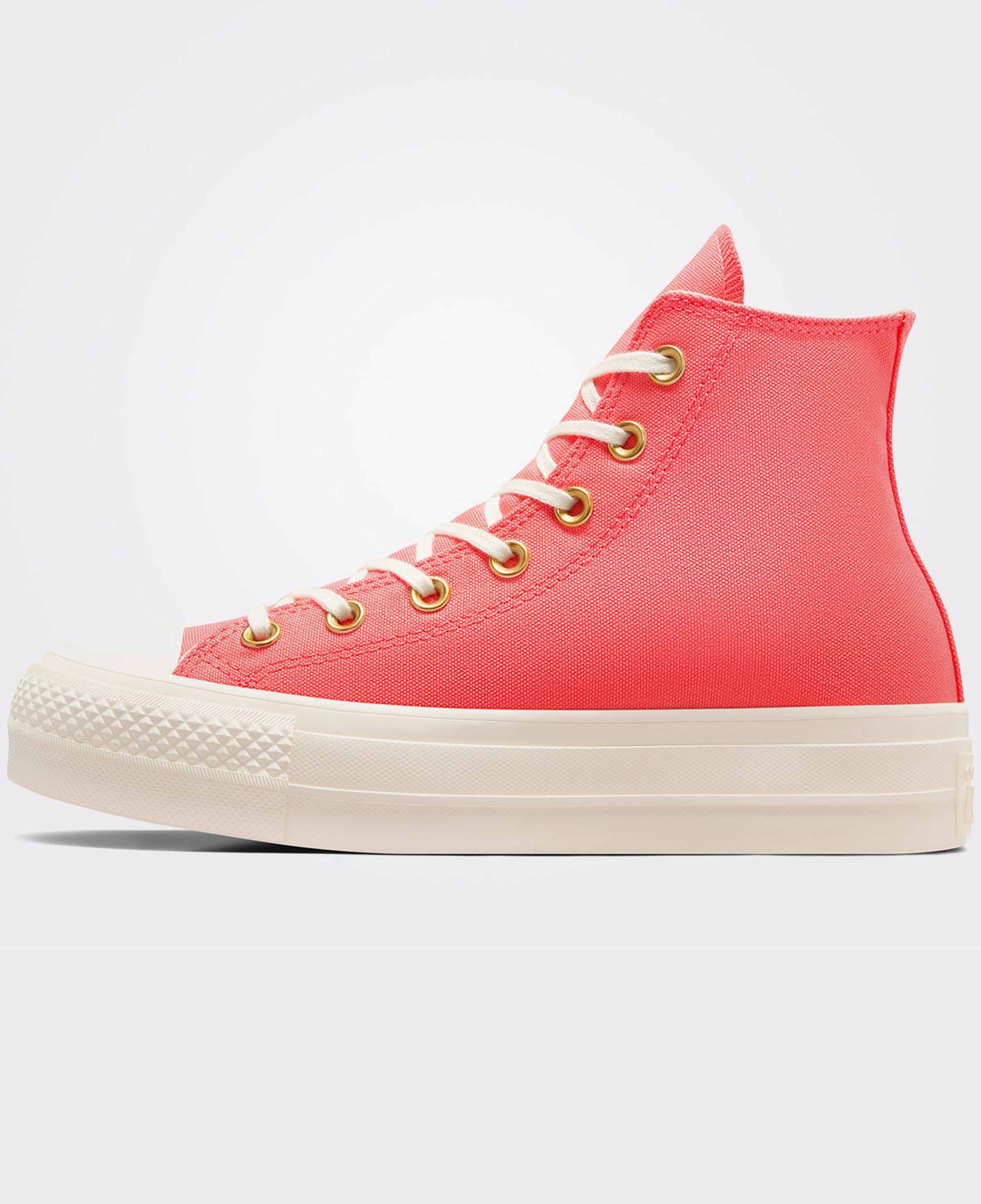 Converse Chuck Taylor All Star Lift Unisex Pembe Platform Sneaker