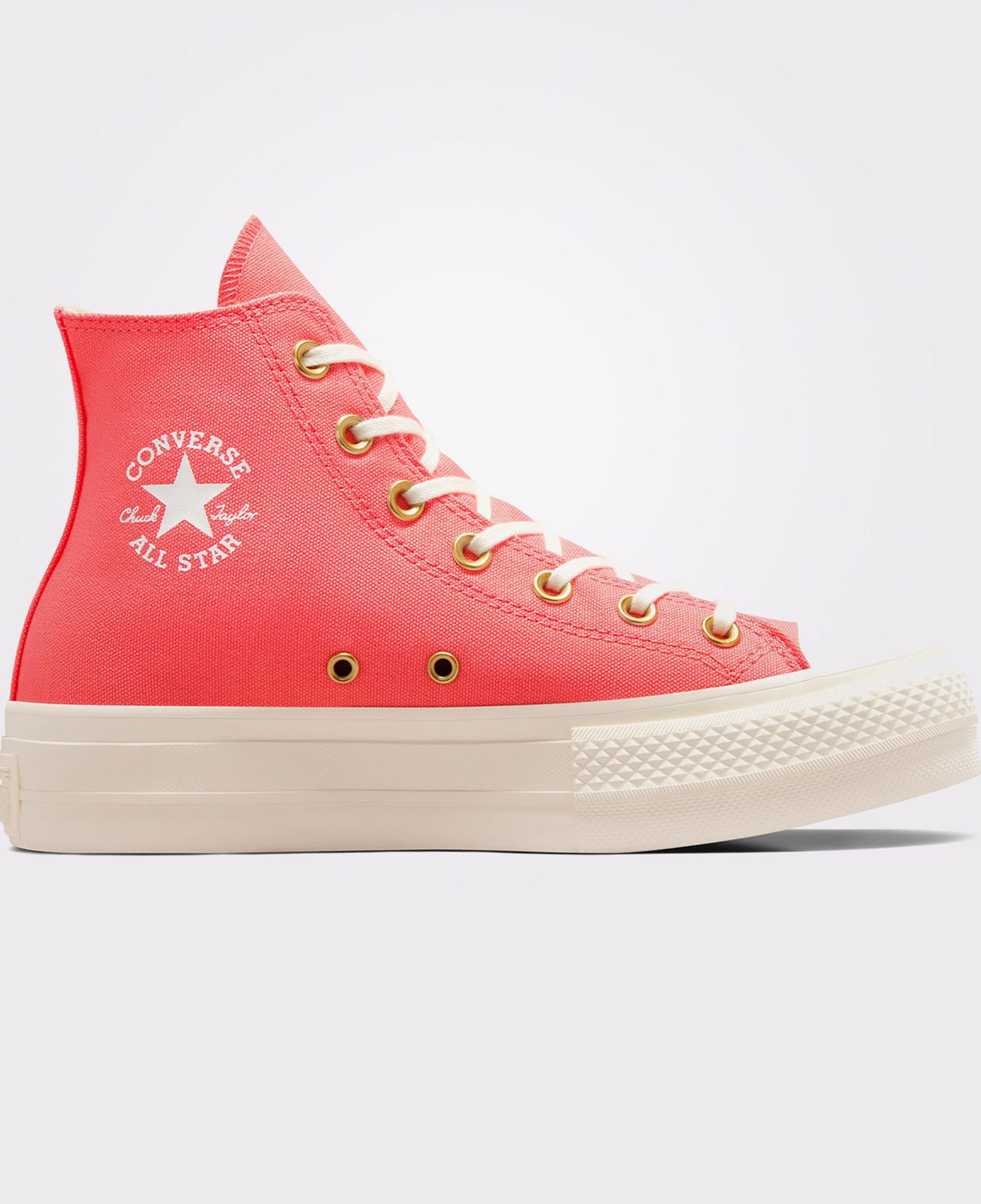 Converse Chuck Taylor All Star Lift Unisex Pembe Platform Sneaker