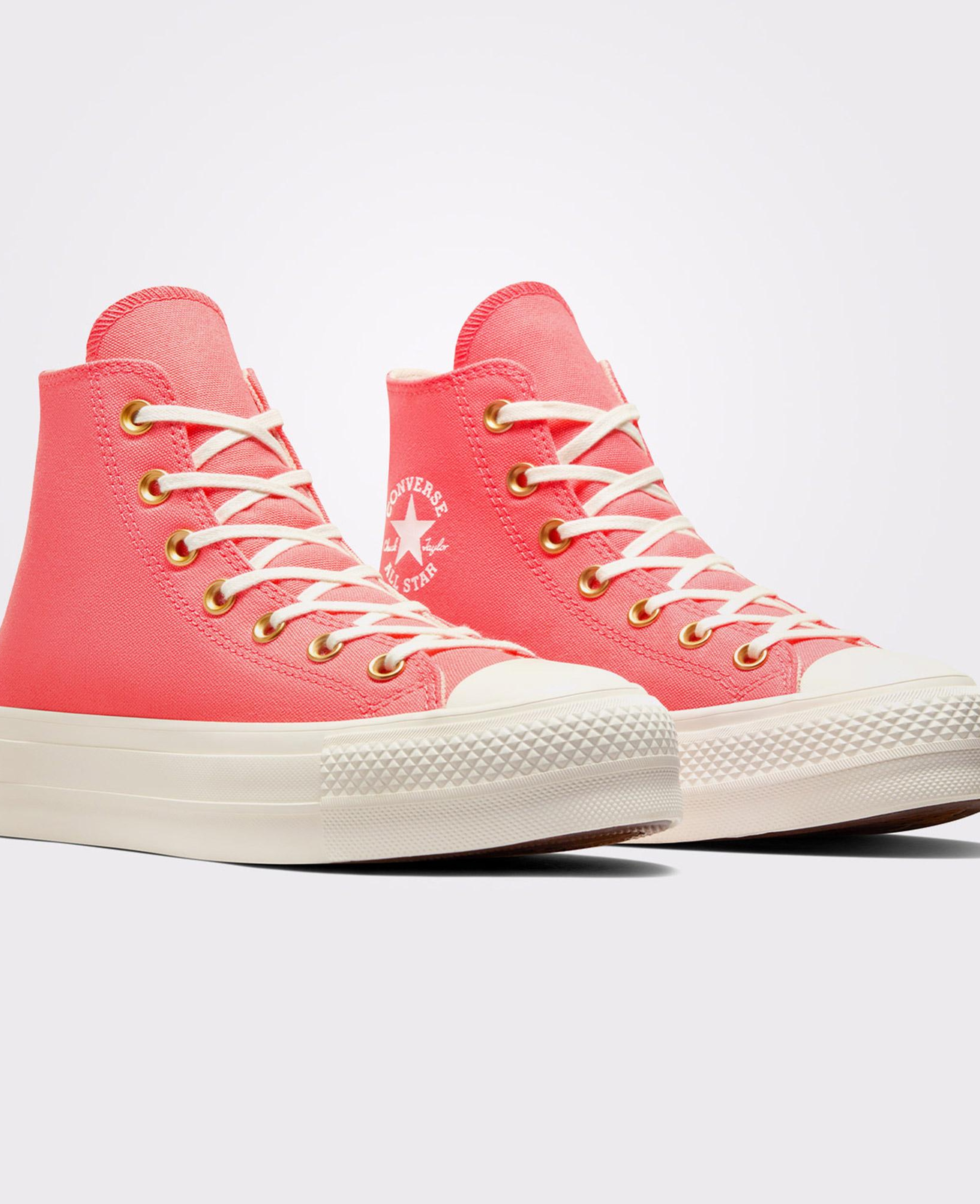 Converse Chuck Taylor All Star Lift Unisex Pembe Platform Sneaker
