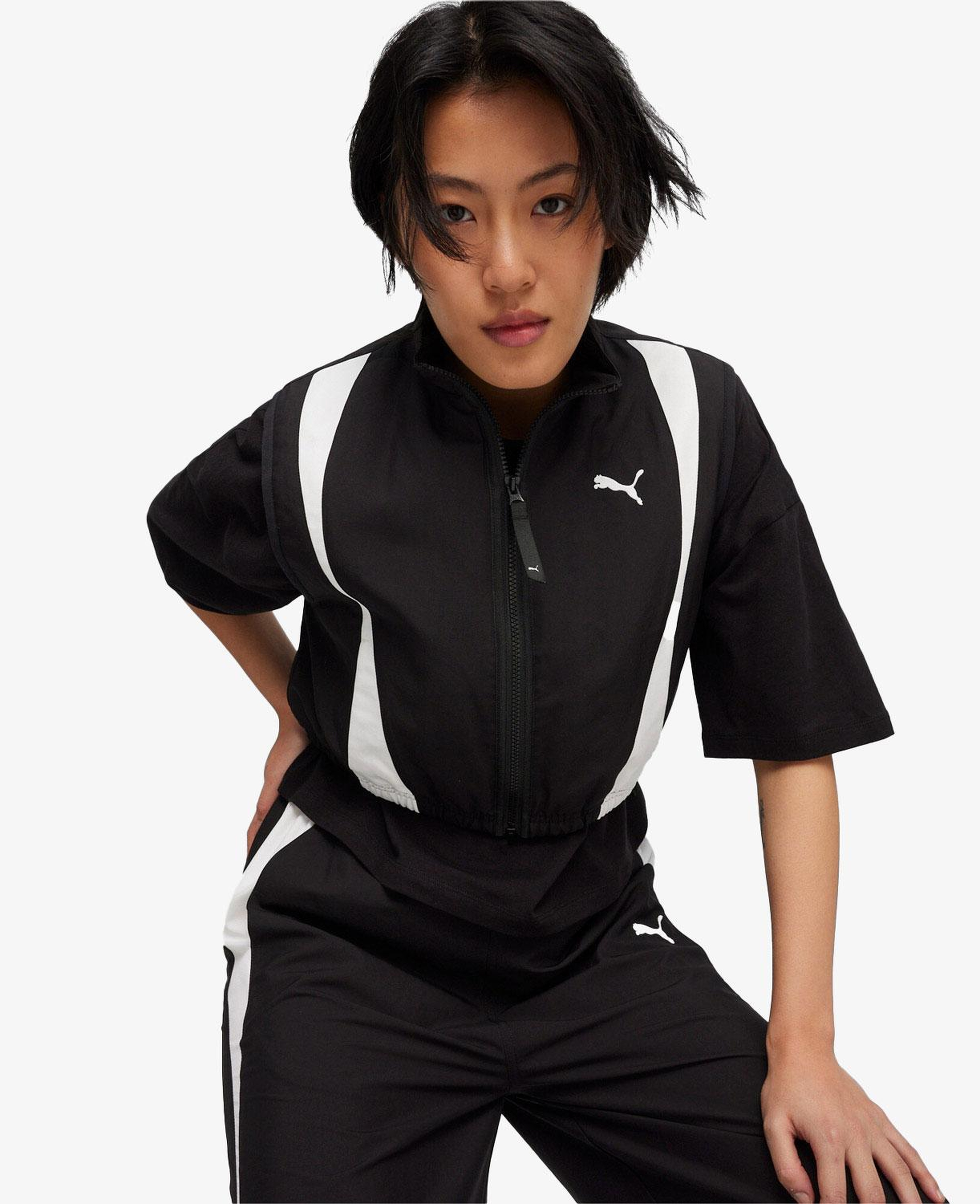 Puma Dare To Woven Vest Kadın Siyah Ceket